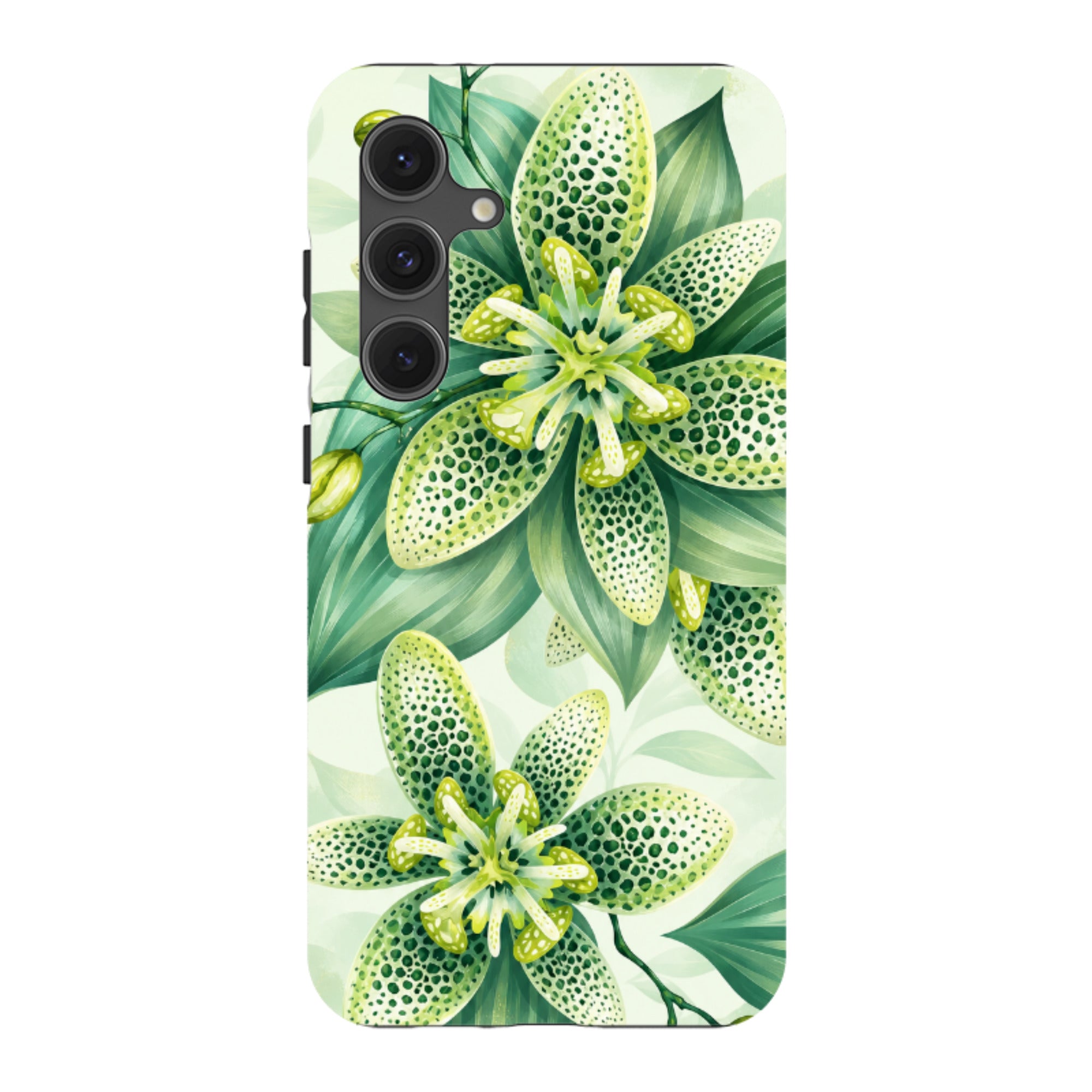 Samsung Tough Case - Sage Green Lily