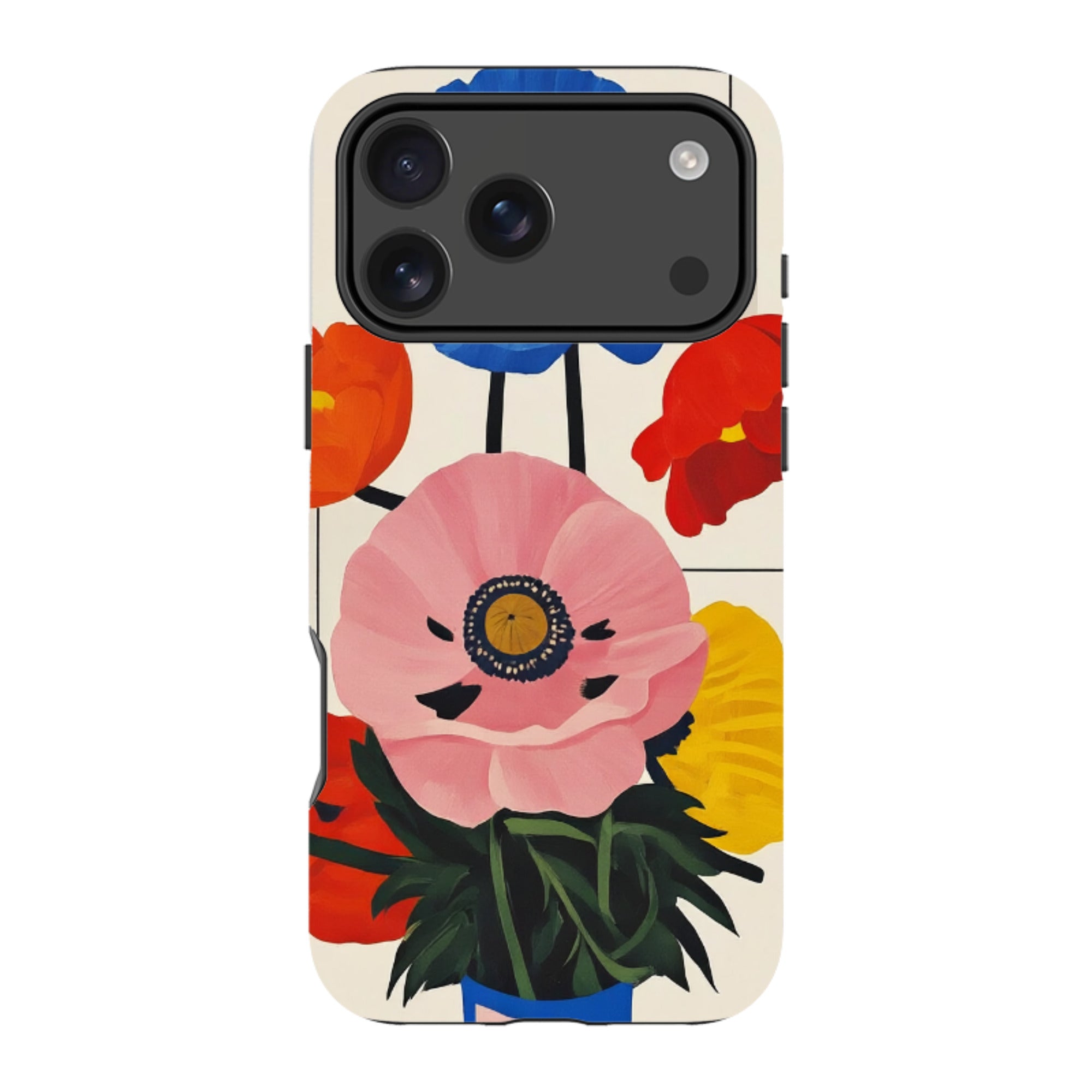 iPhone MagSafe Tough Case - Kisling Poppy Peach