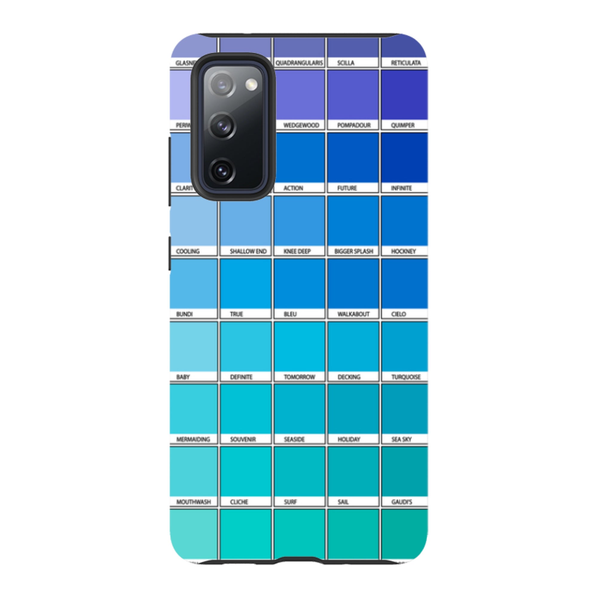 Samsung Tough Case - Blue Chromology By Kitty Joseph