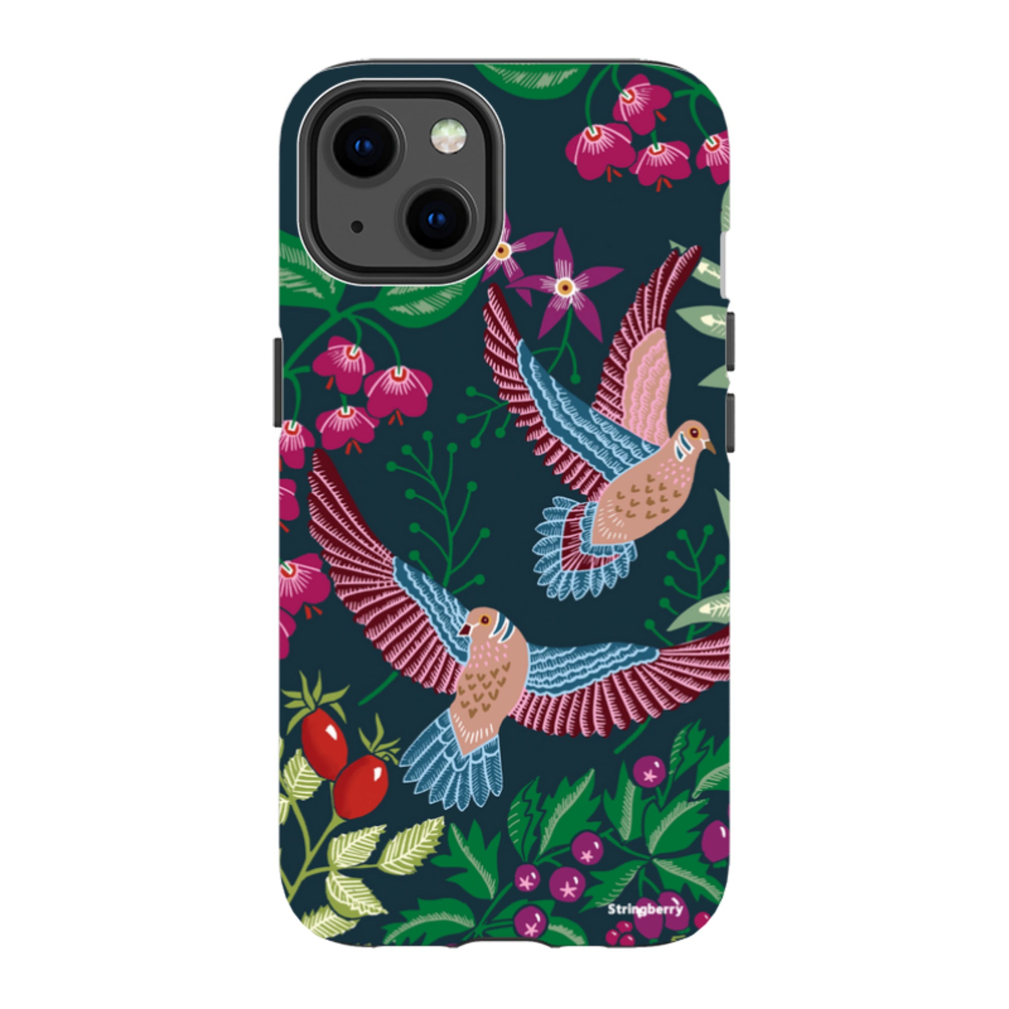 iPhone Tough Case - Two Turtle Doves By Kate Heiss