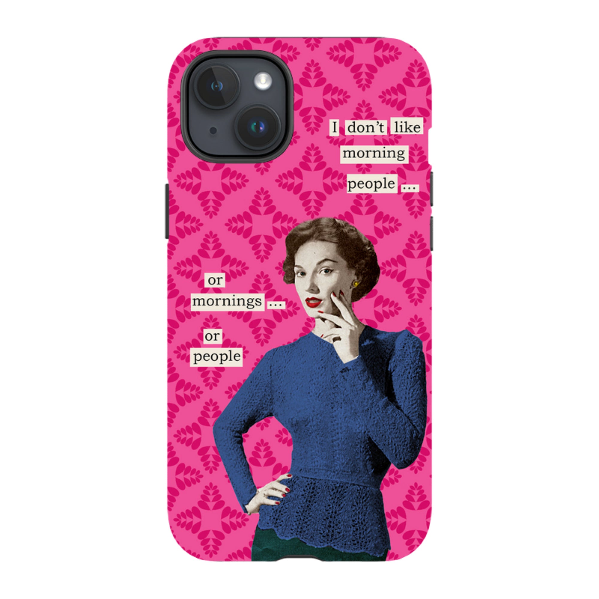 iPhone Tough Case - Morning Person By Clare Jordan