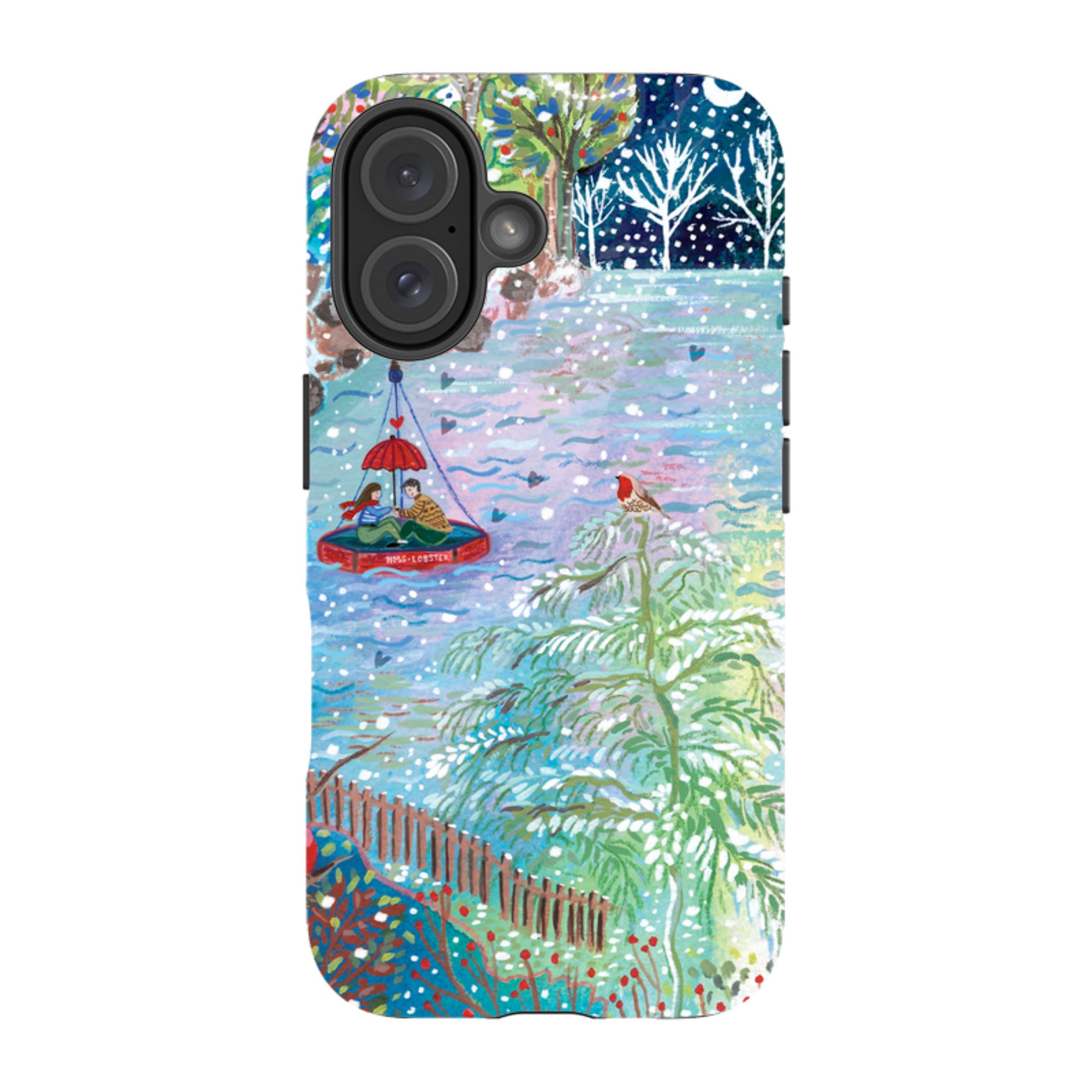 iPhone Tough Case - A Wee Winter Harbour By Emma Frances Grant