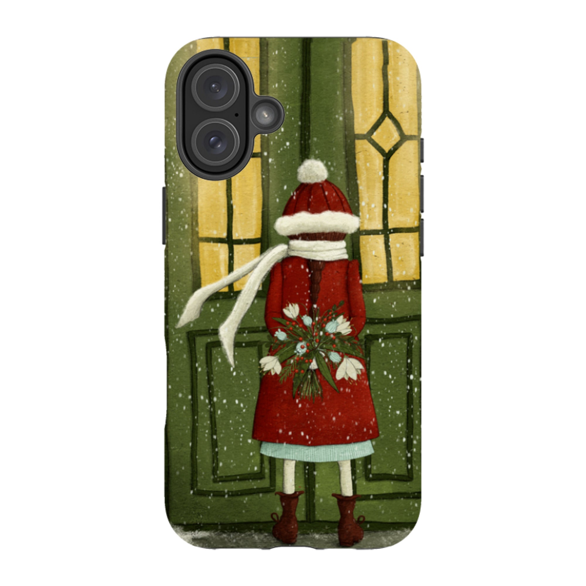 iPhone Tough Case - Winter Flowers By Maja Lindberg