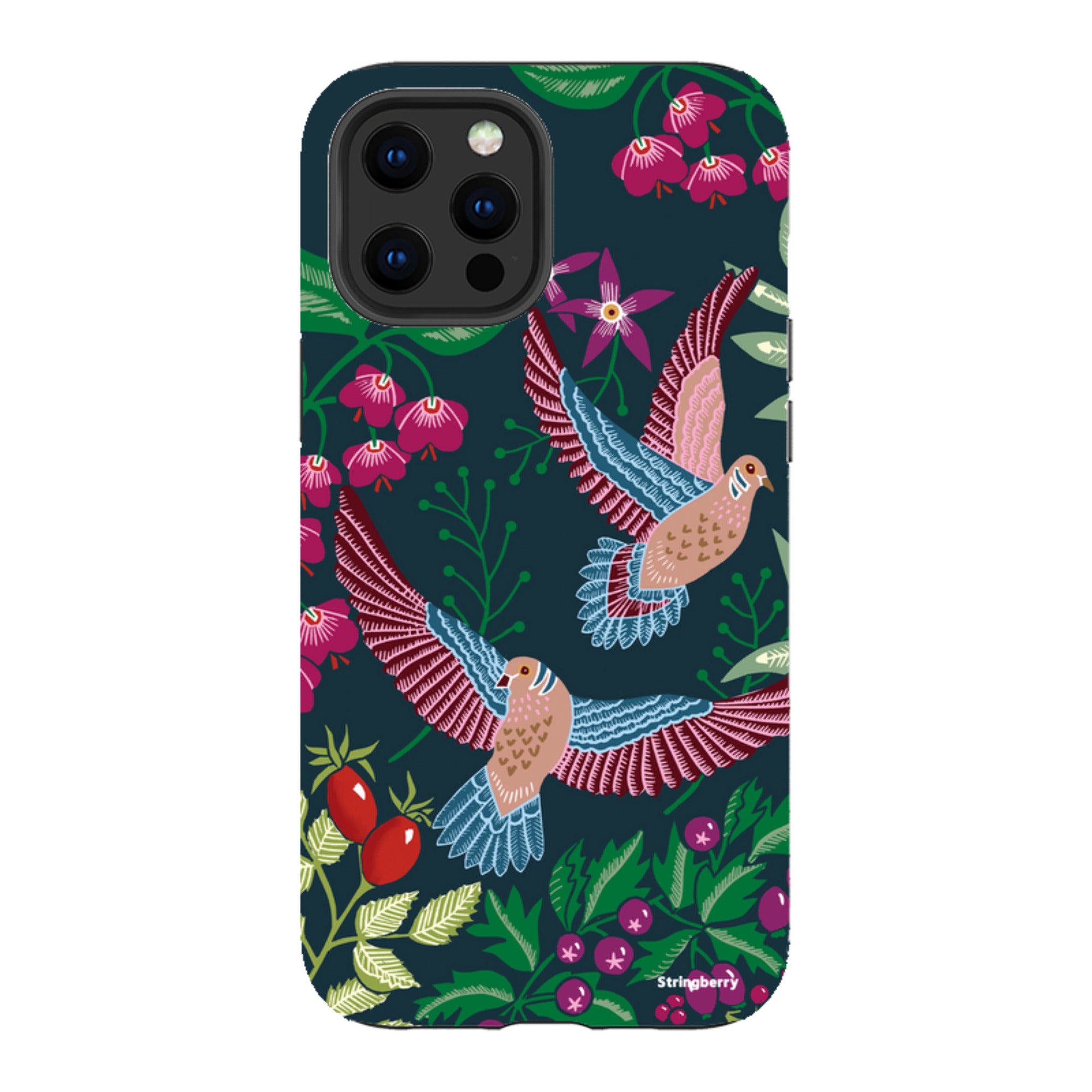 iPhone Tough Case - Two Turtle Doves By Kate Heiss