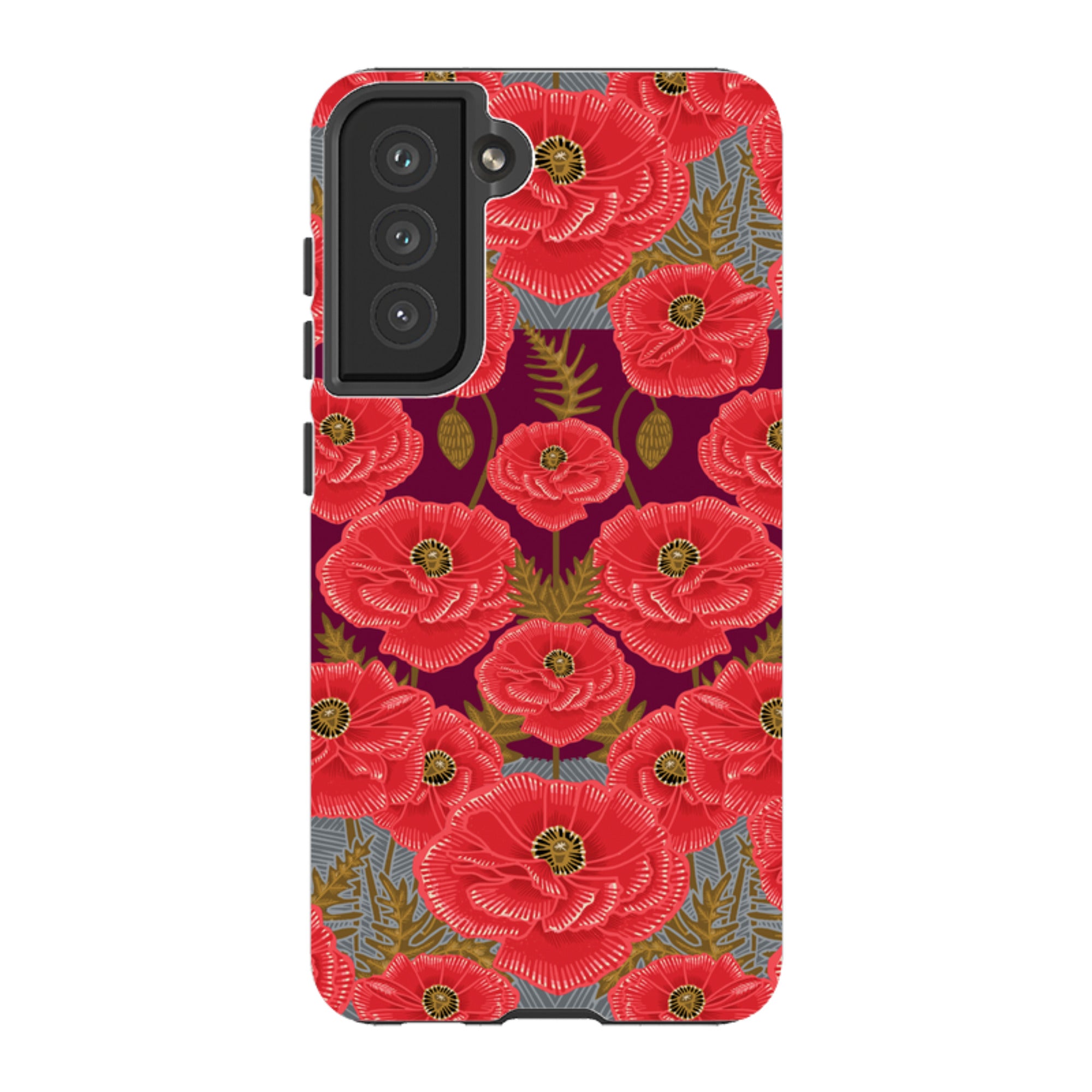 Samsung Tough Case - Poppy Red By Kate Heiss