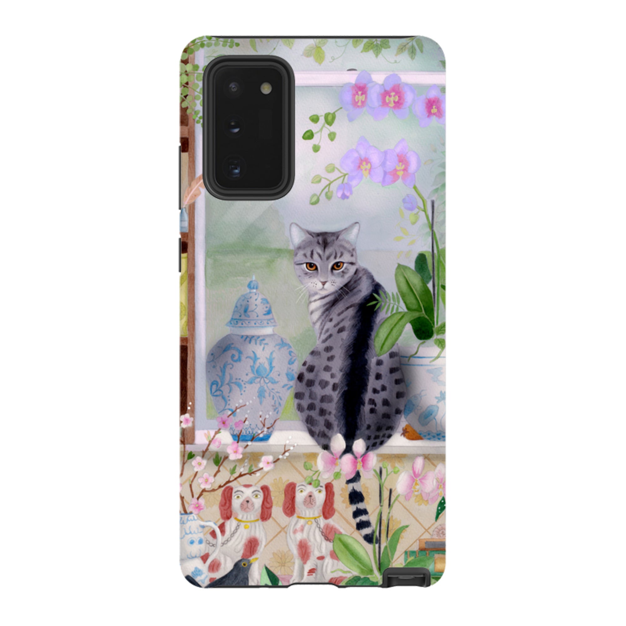 Samsung Tough Case - Cat In Window By Bex Parkin