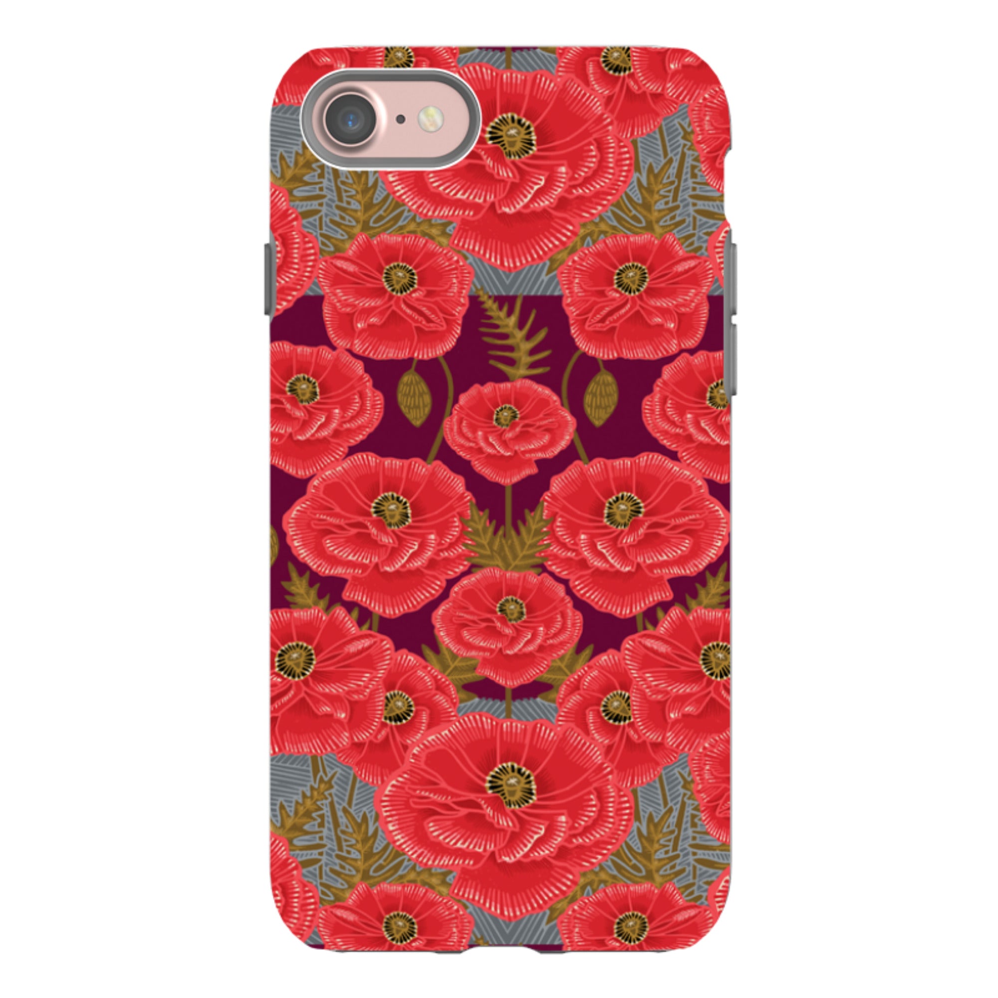 iPhone Case - Poppy Red By Kate Heiss
