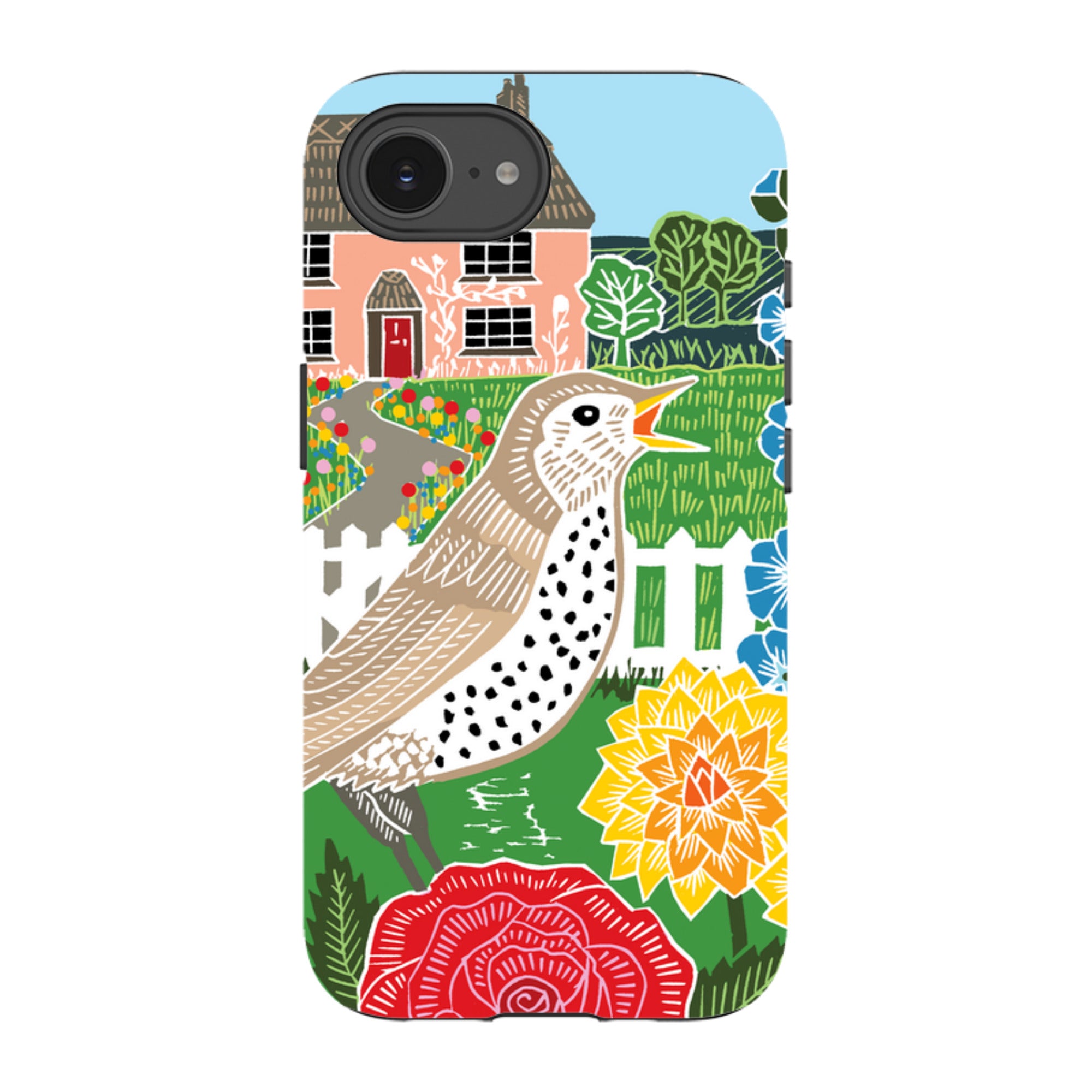 iPhone Tough Case - Cottage Garden By Kate Heiss