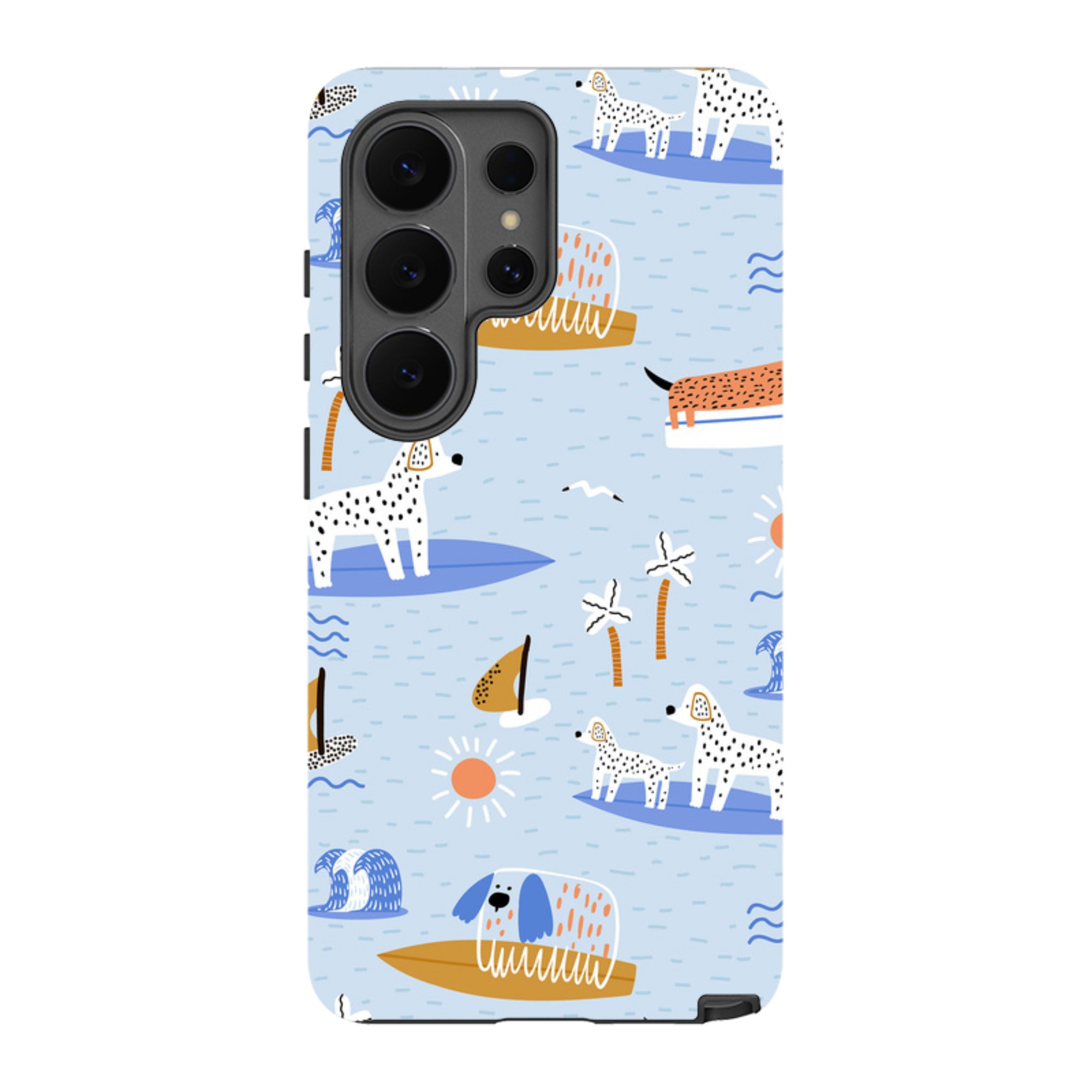 Samsung Tough Case - Surfing Dogs