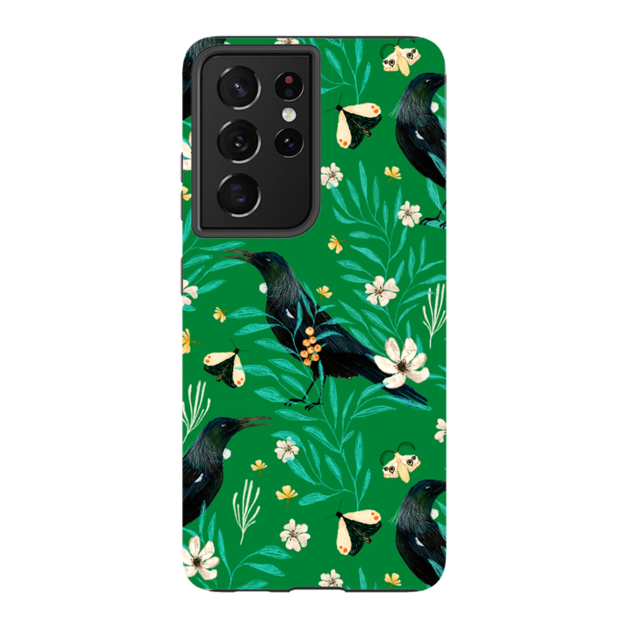 Samsung Tough Case - Tui Green By Katherine Quinn