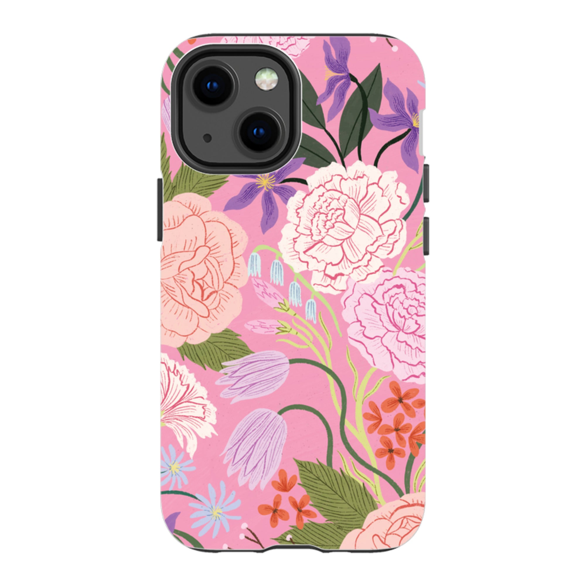iPhone Tough Case - All Over Blooms By Meghann Rader