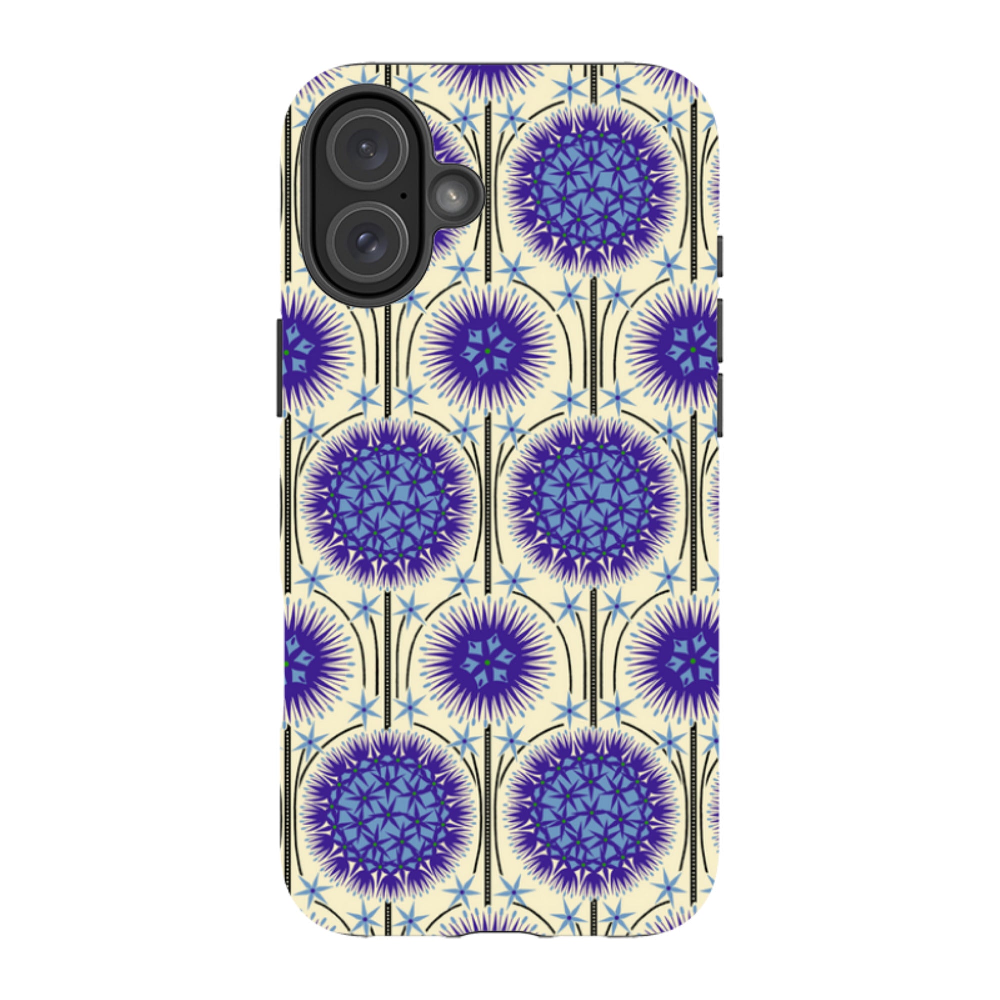 iPhone MagSafe Tough Case - Allium Cream By Cressida Bell