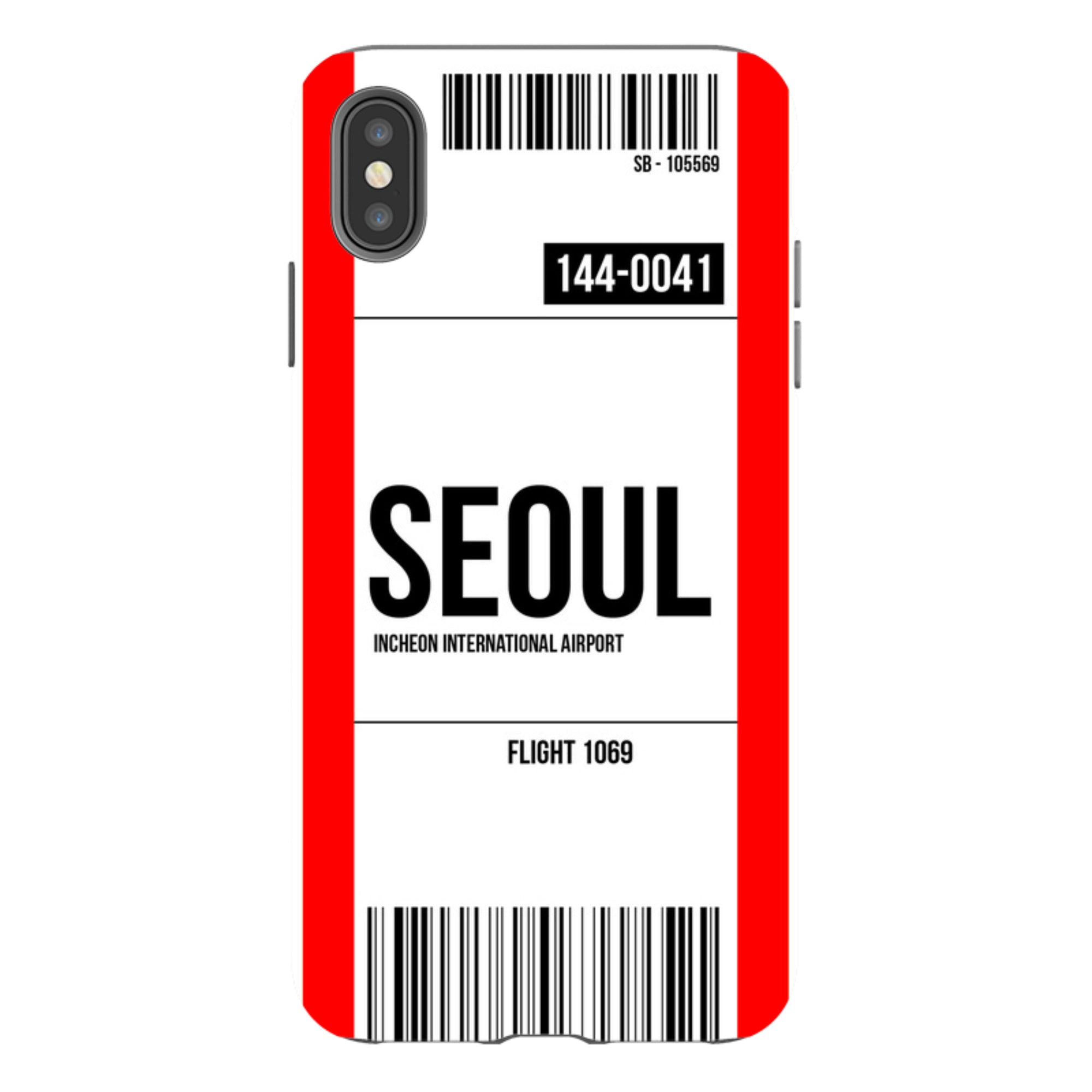 iPhone Tough Case - Seoul Red