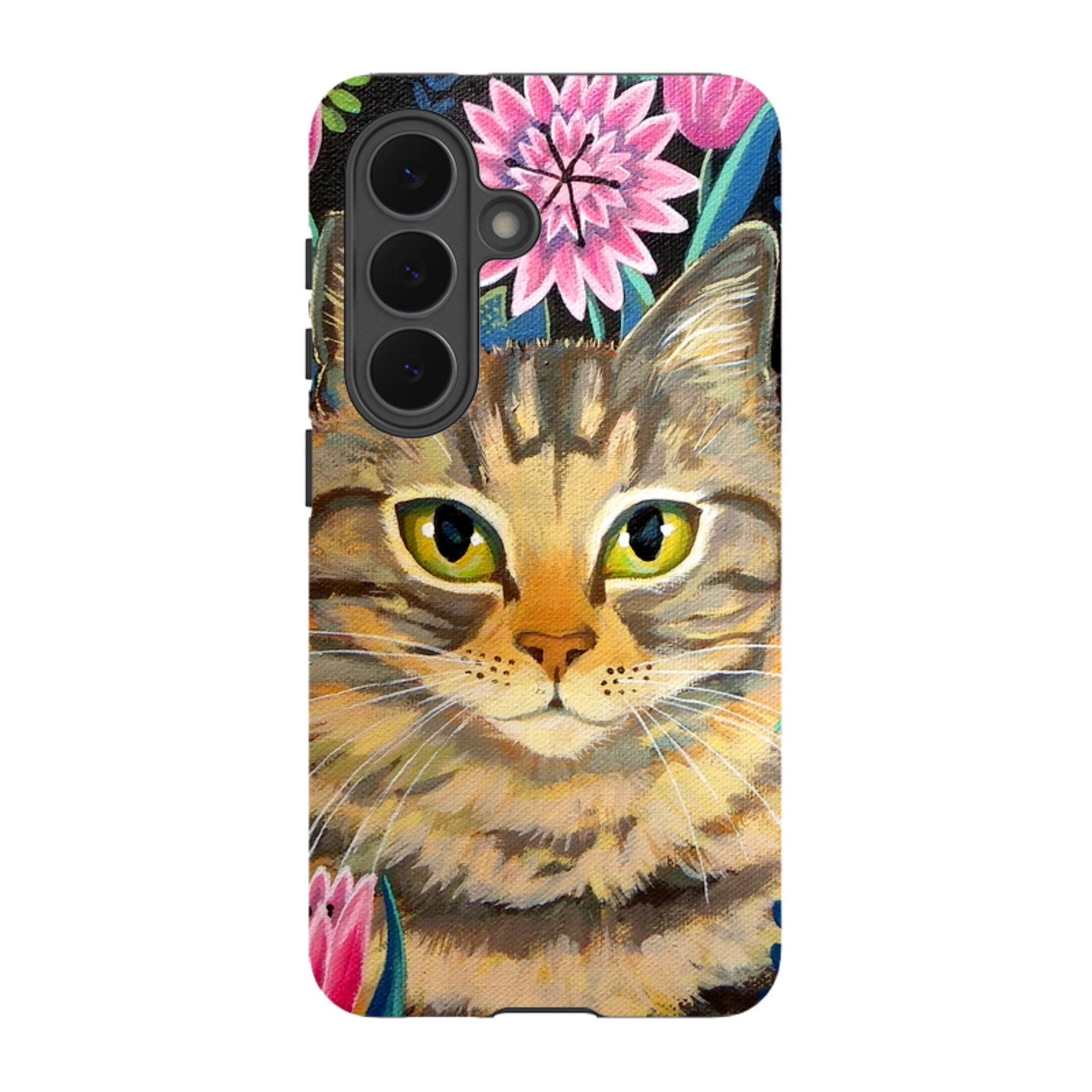Samsung Tough Case - Tabby Cat By Mary Stubberfield
