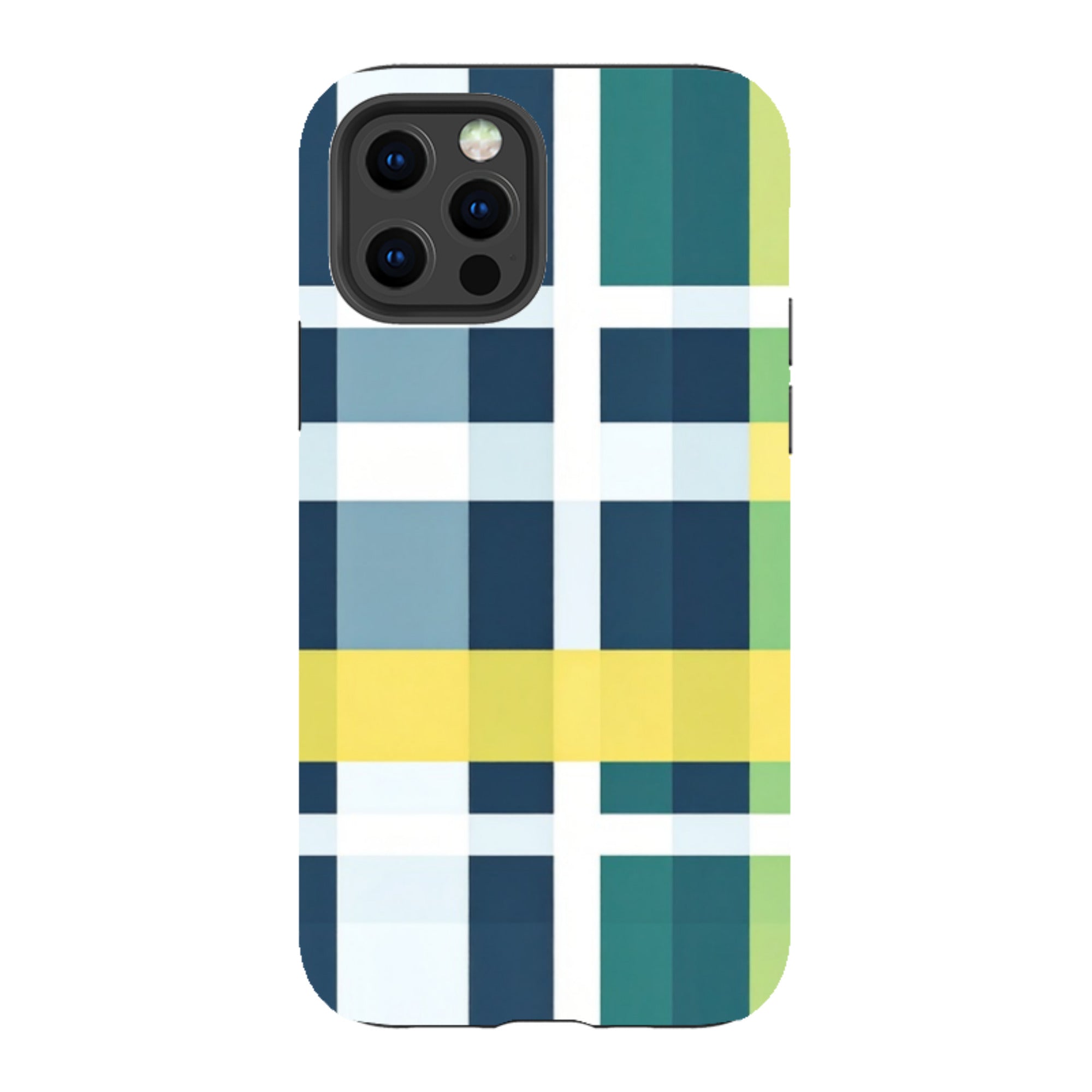 iPhone Tough Case - Forest Gingham