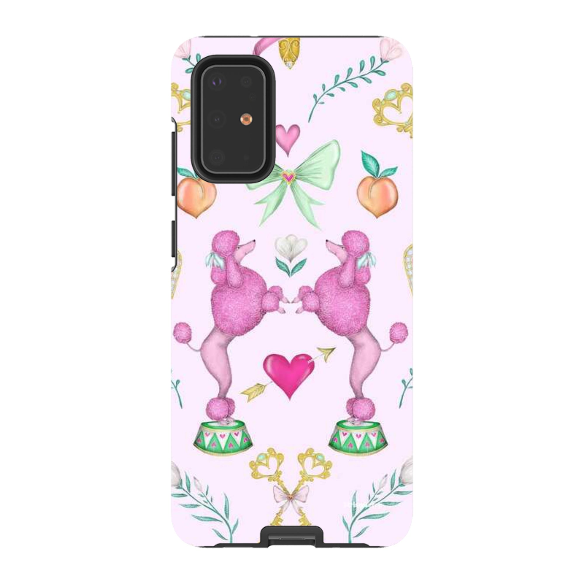 Samsung Tough Case - Pink Poodle Parlour Sugar By Catherine Rowe
