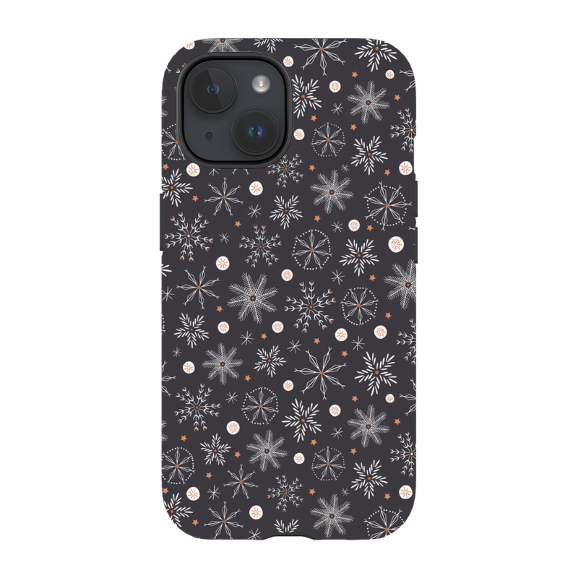 iPhone Tough Case - Christmas Snowflakes II By Ali Brookes