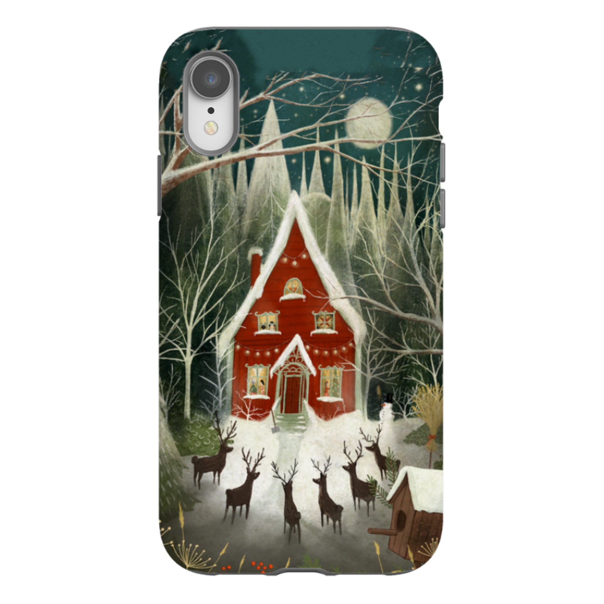 iPhone Tough Case -Christmas Garden Night By Maja Lindberg