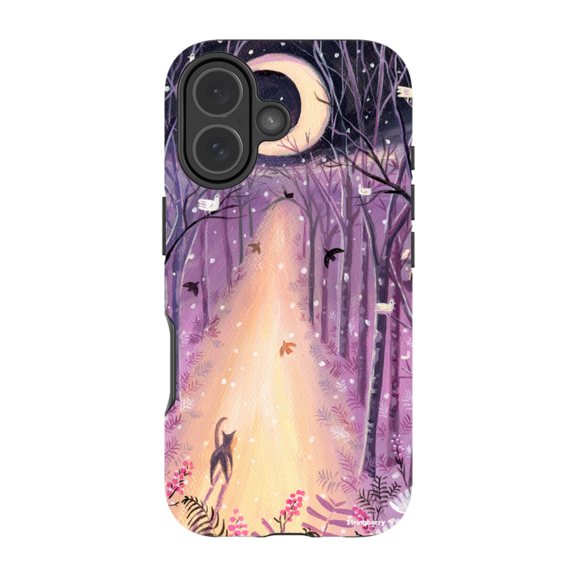 iPhone Tough Case - Forest Cat By Mary Stubberfield
