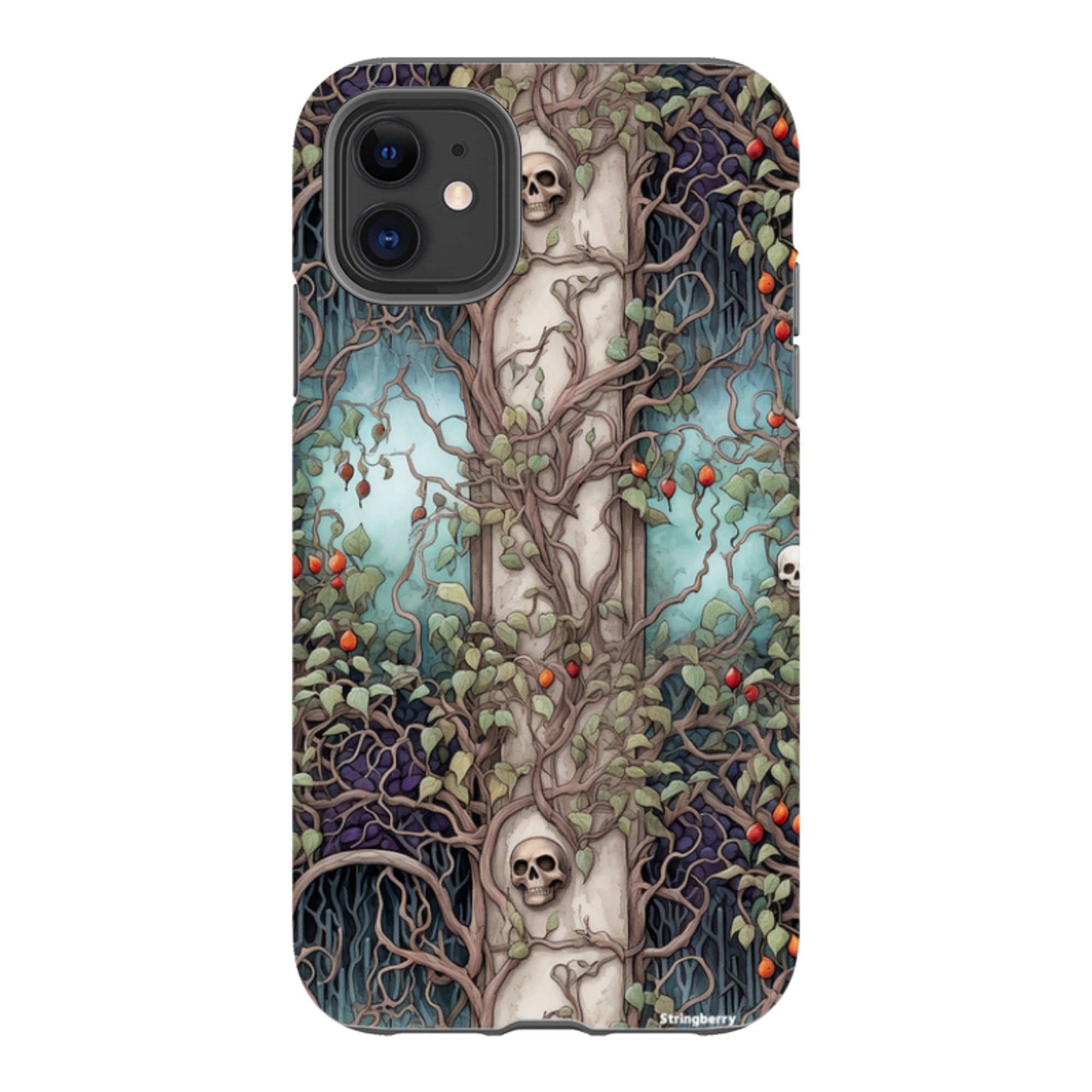 iPhone Tough Case - Skull Trees
