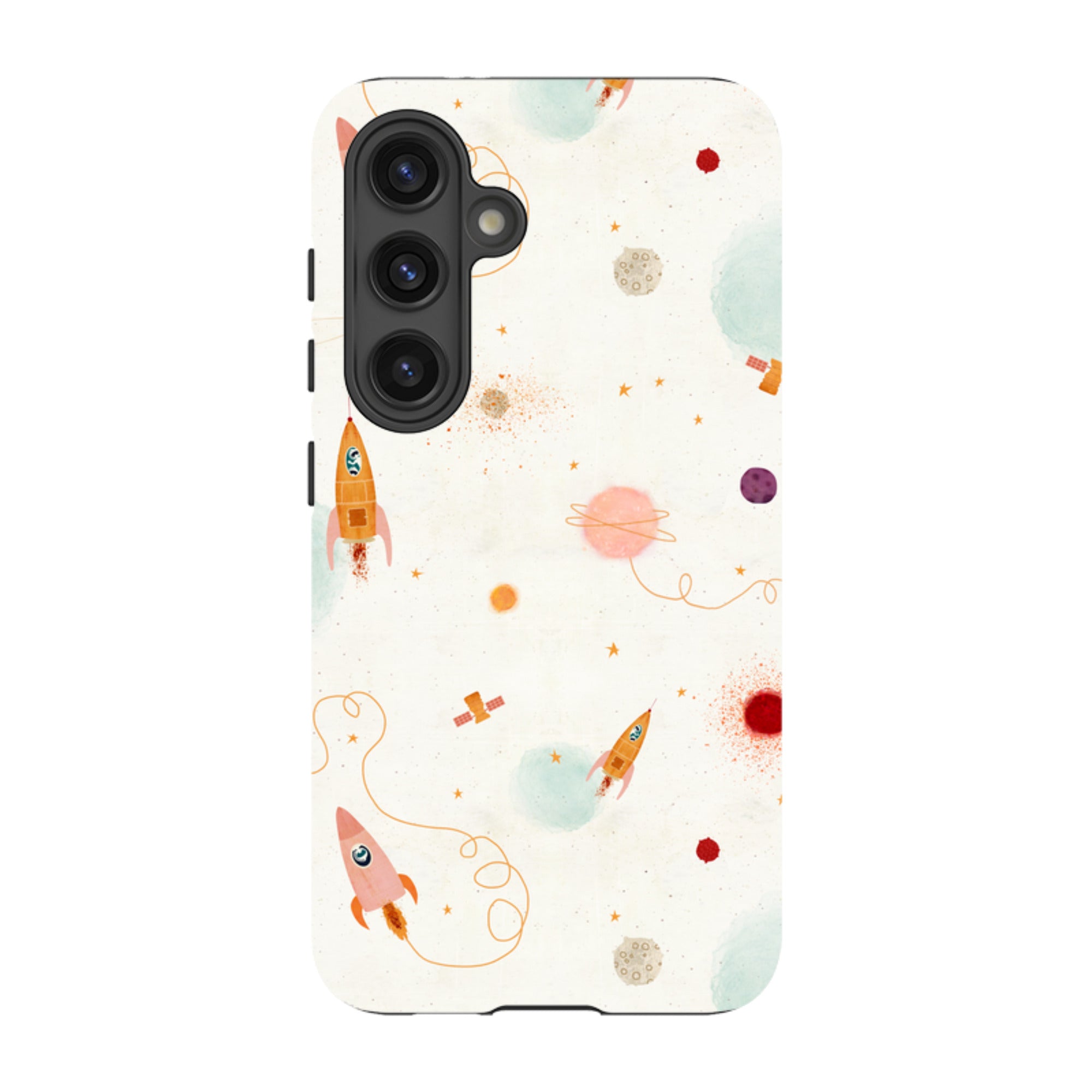 Samsung Tough Case - Rockets Cream By Katherine Quinn