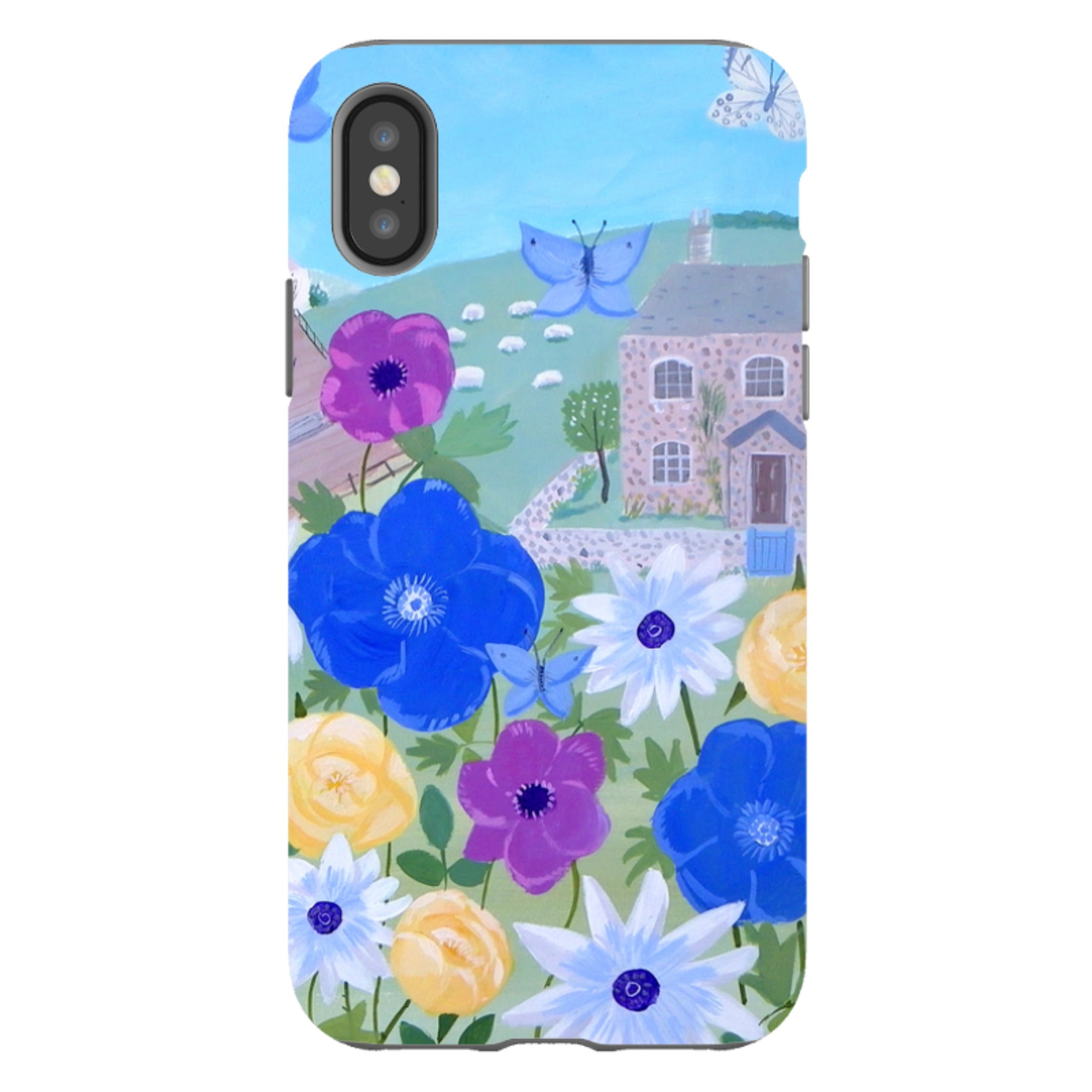 iPhone Tough Case - Cottage By Mary Stubberfield