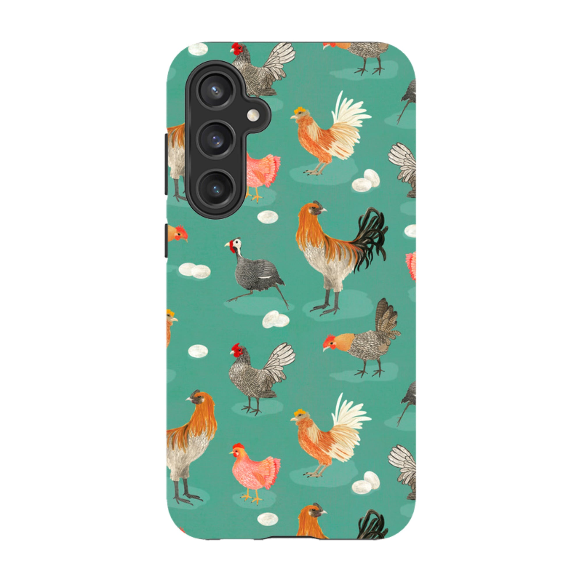 Samsung Tough Case - Chicken Teal By Katherine Quinn