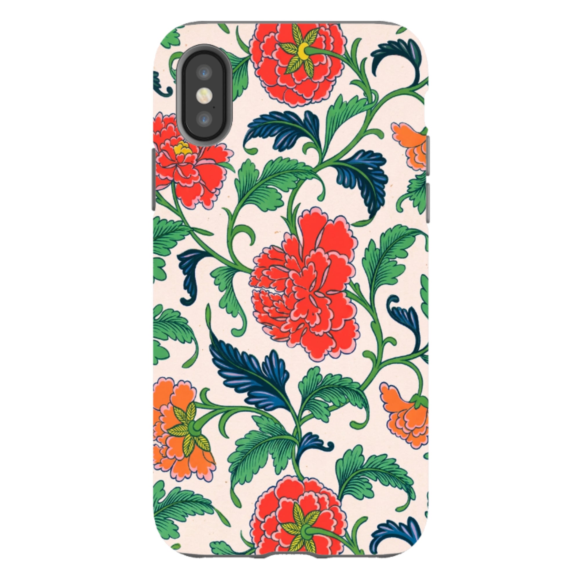 iPhone Tough Case - Vintage Peony Floral