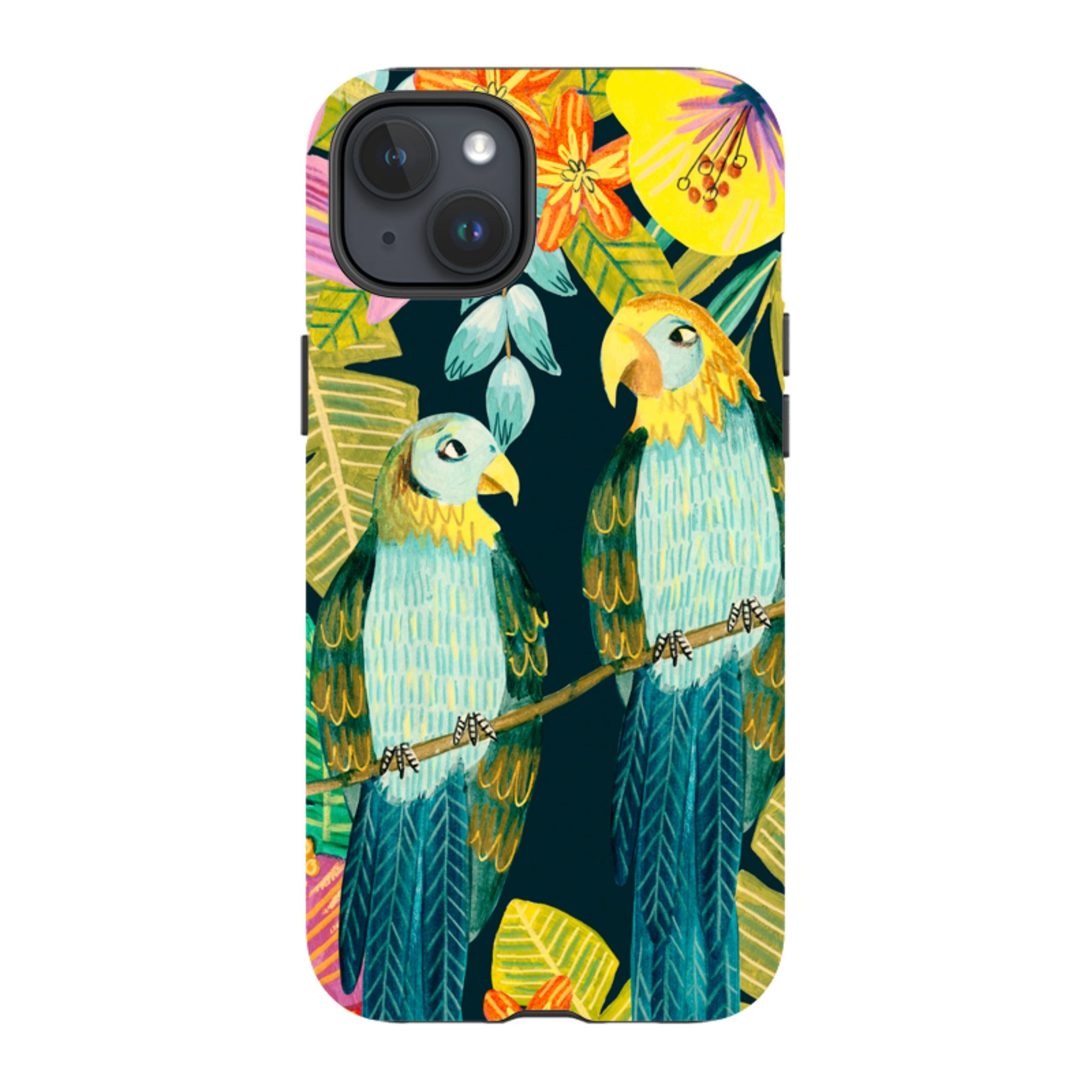 iPhone MagSafe Tough Case -  Papegaai By Caroline Bonne Muller