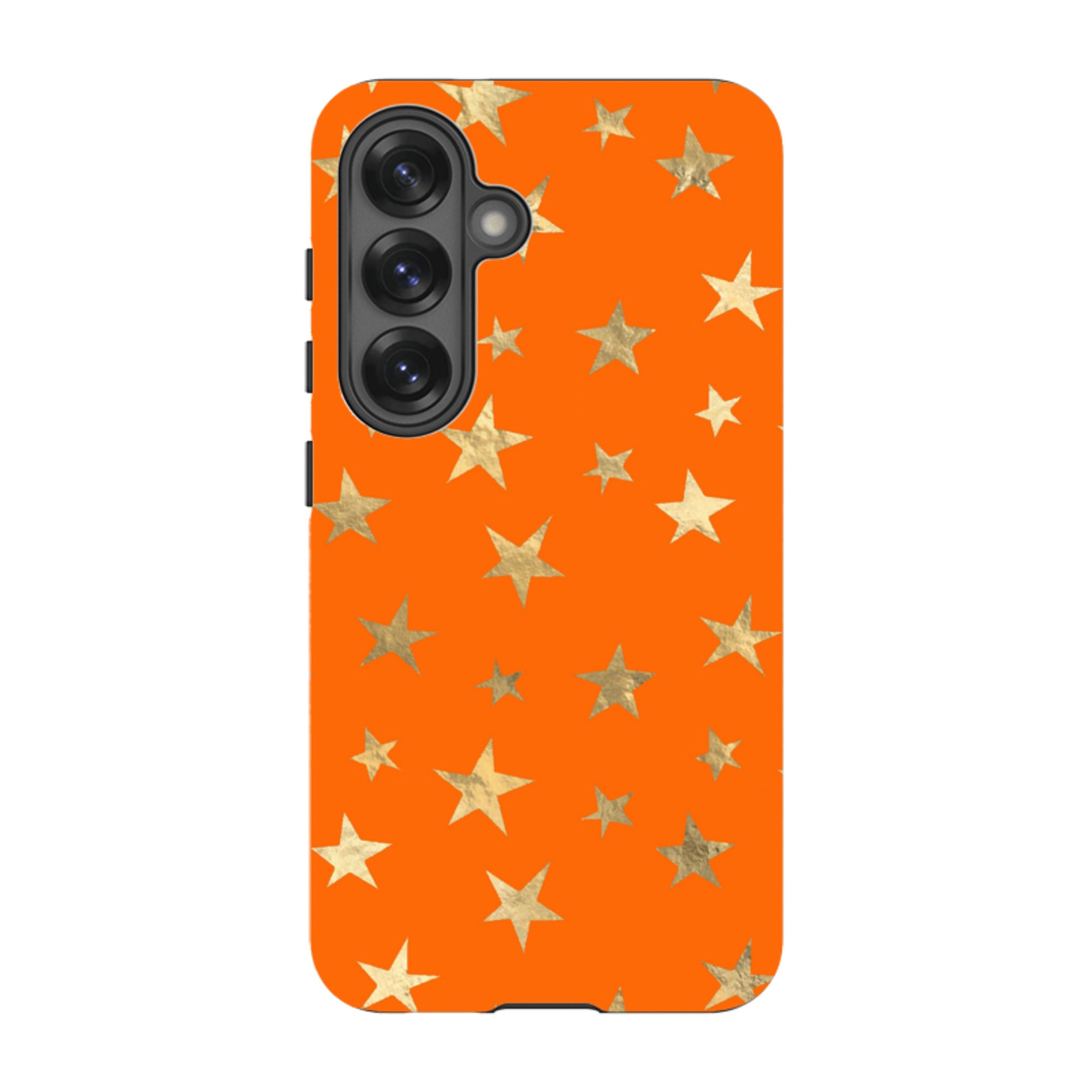 Samsung Tough Case - Orange and Gold Stars