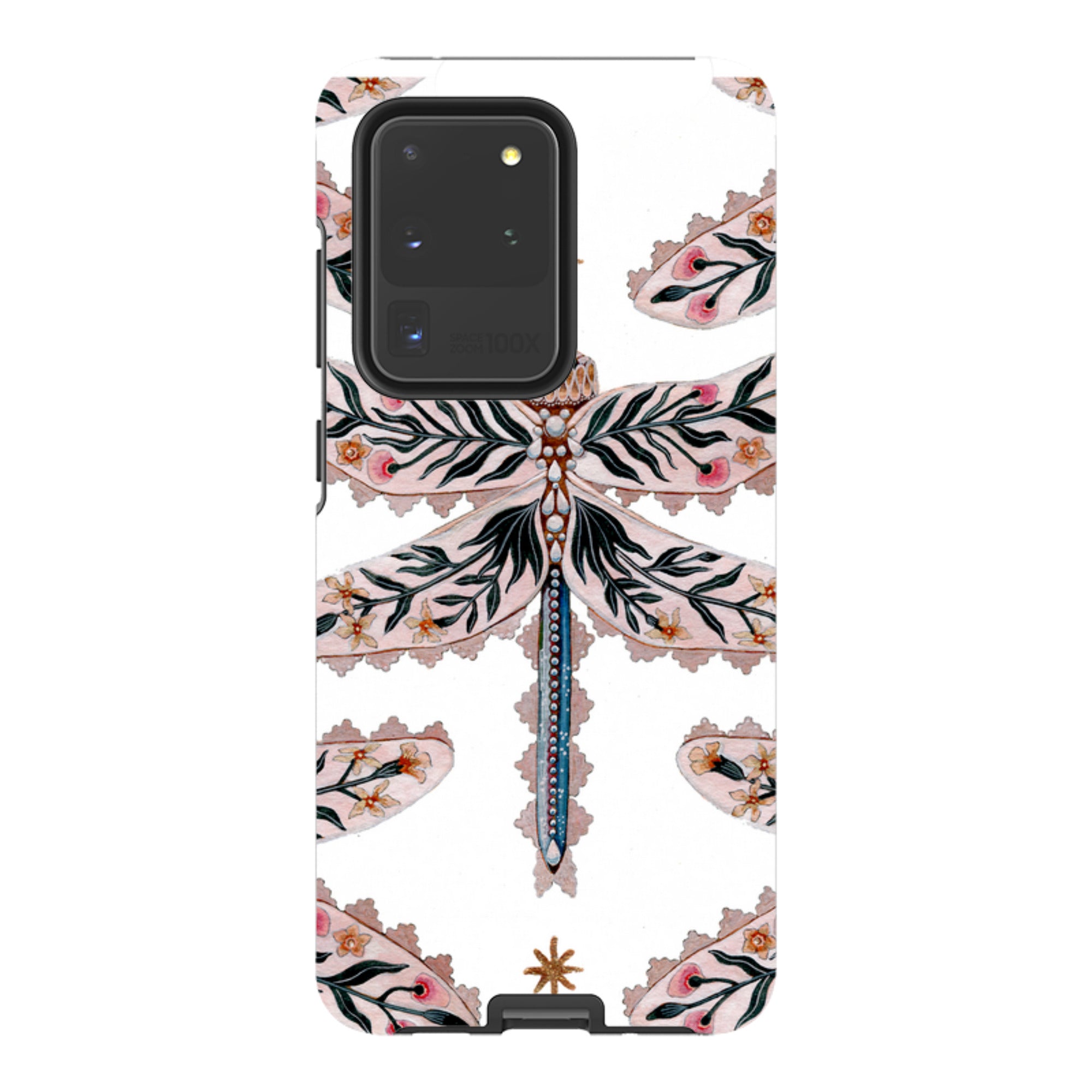 Samsung Tough Case - Dragonfly Pattern By Maria Matos