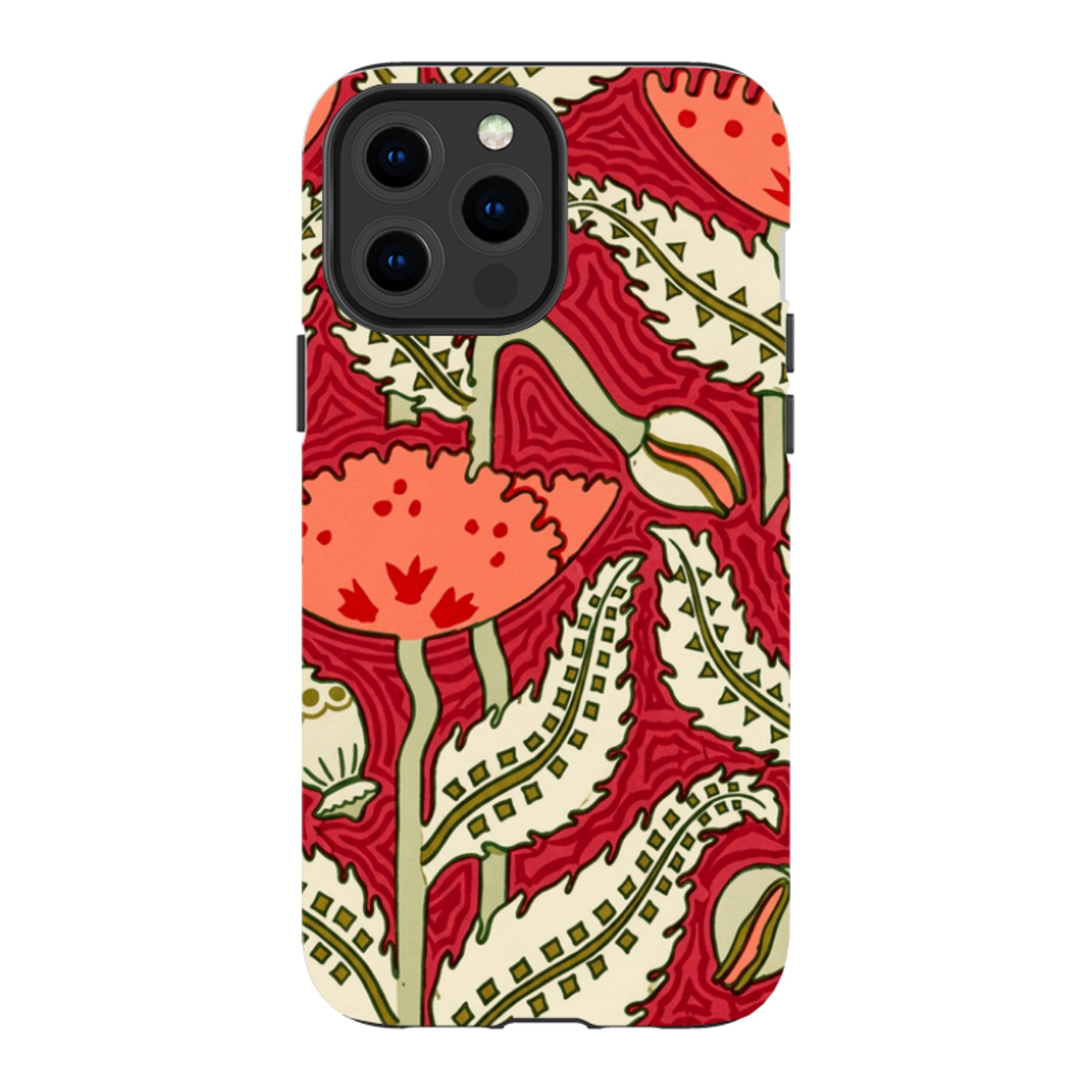 iPhone Tough Case - William Morris Red Floral