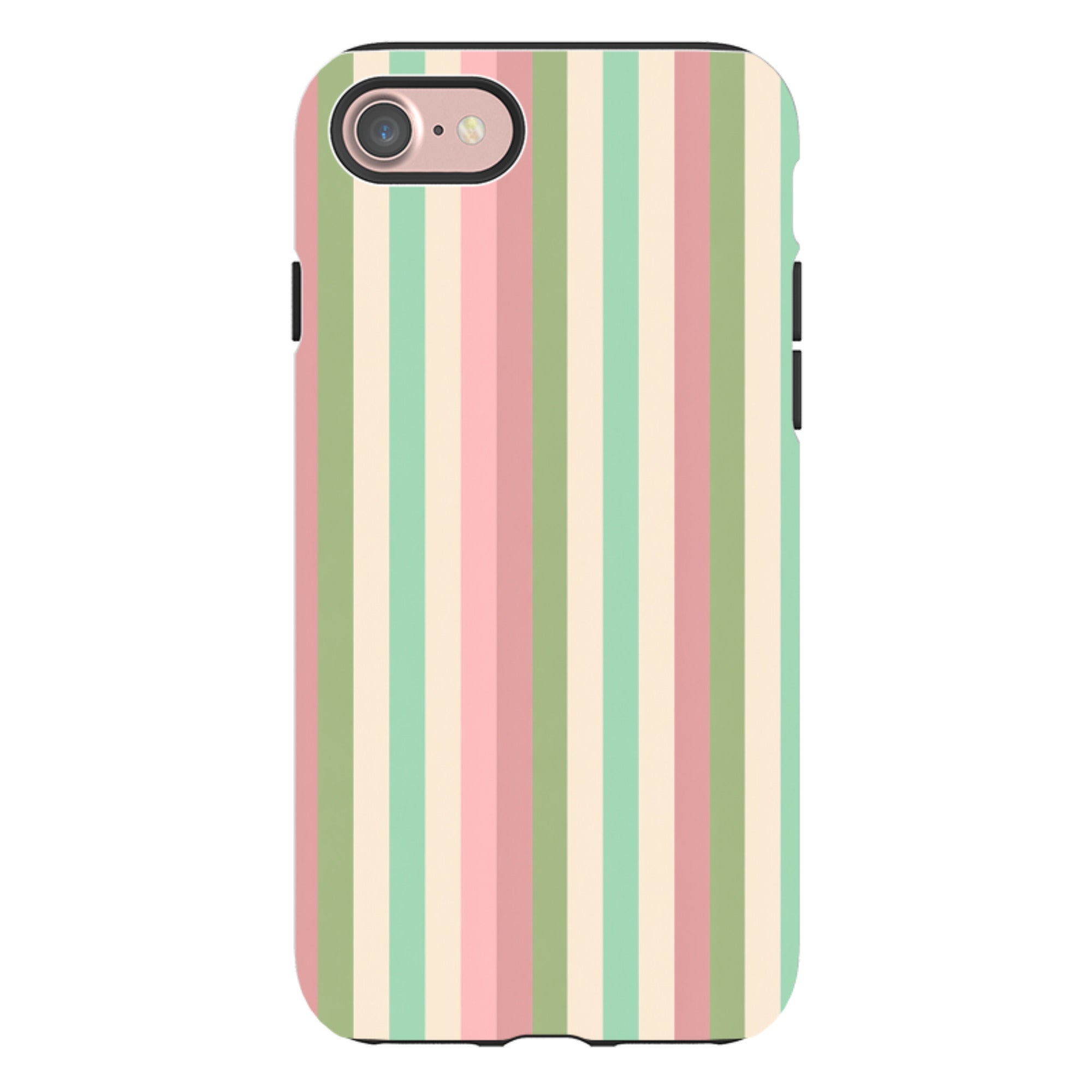iPhone Tough Case - Pastel Stripe