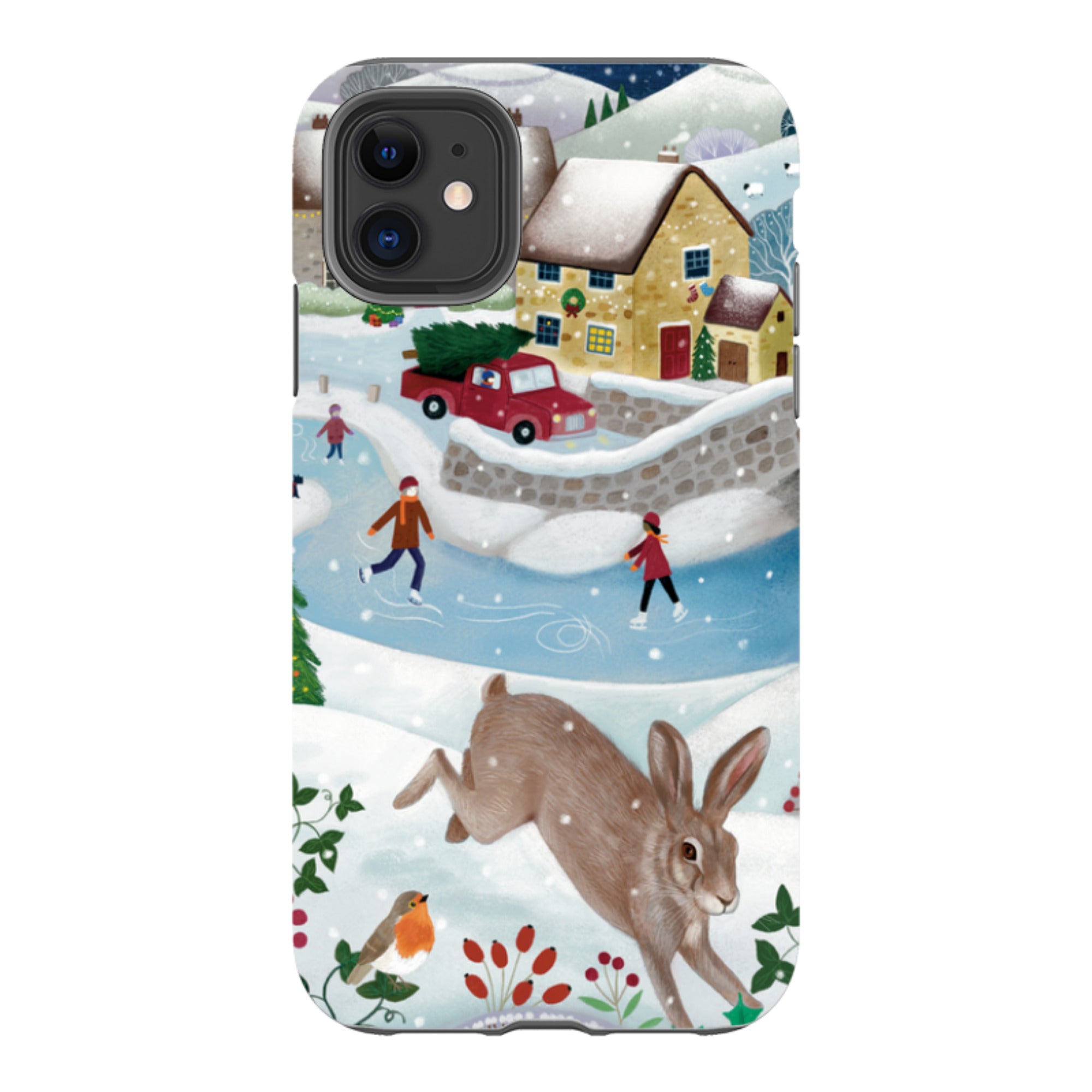iPhone Tough Case - Advent Rabbit By Bex Parkin