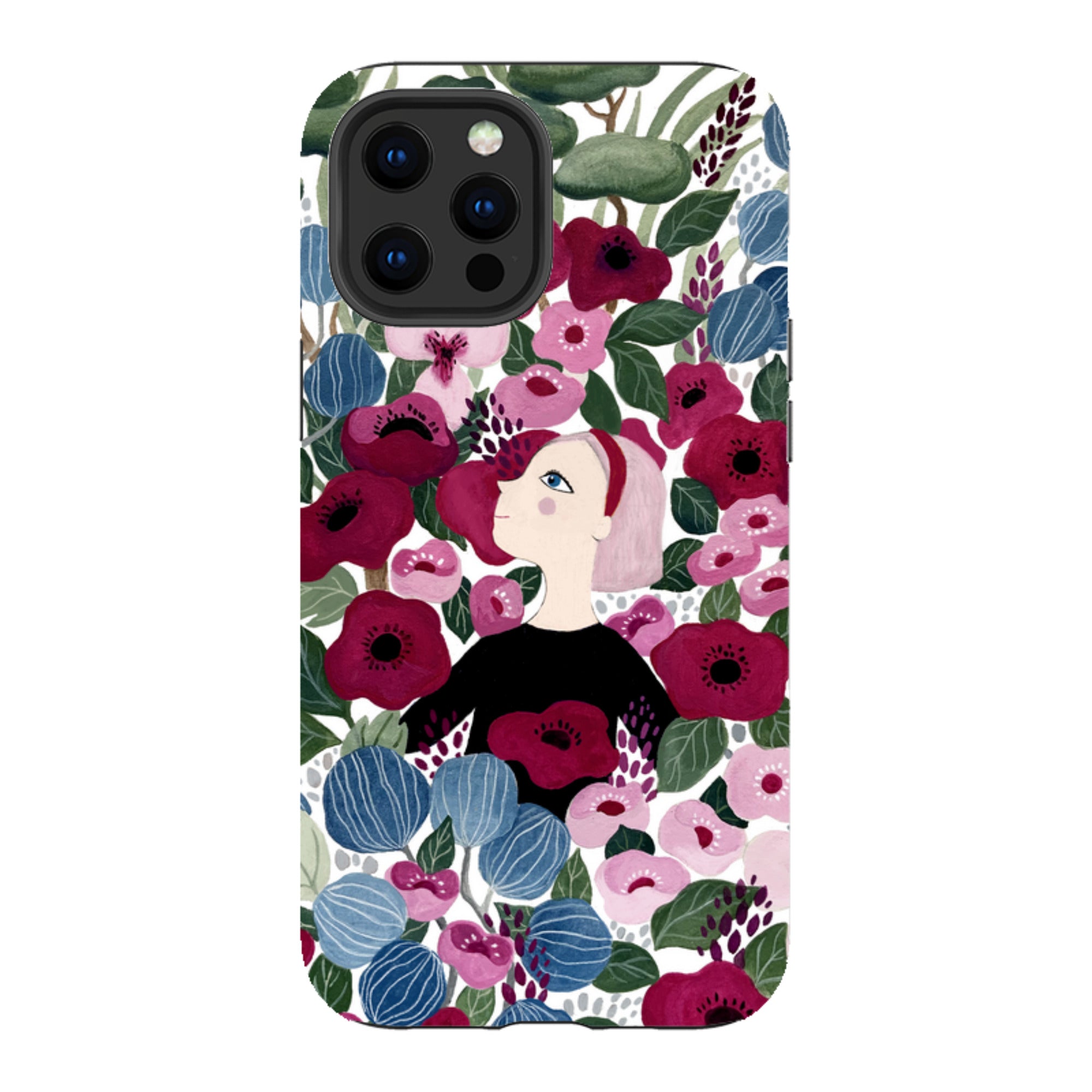 iPhone Tough Case - Flower Garden By Bex Parkin