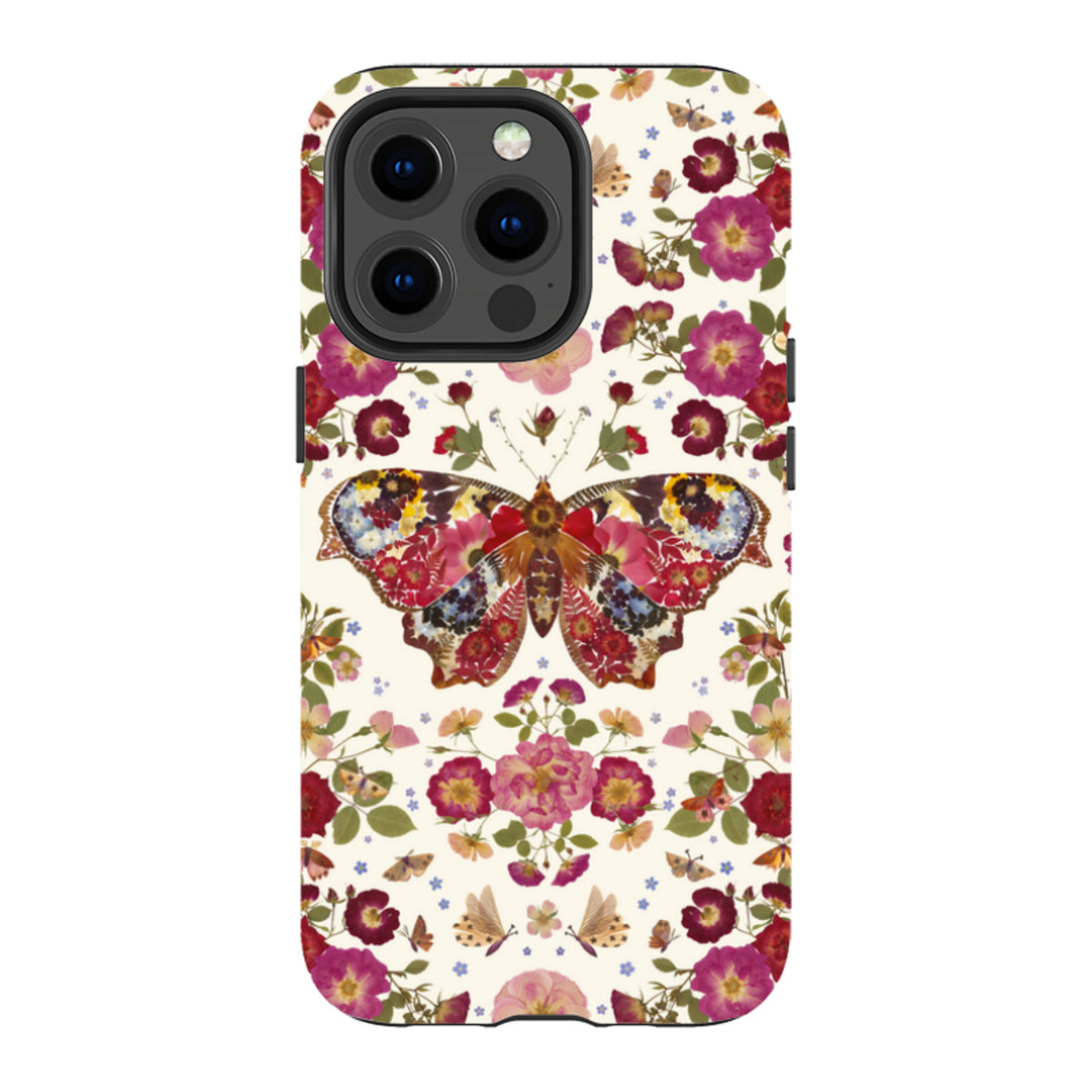 iPhone MagSafe Tough Case - Ivory Butterfly By Helen Ahpornsiri