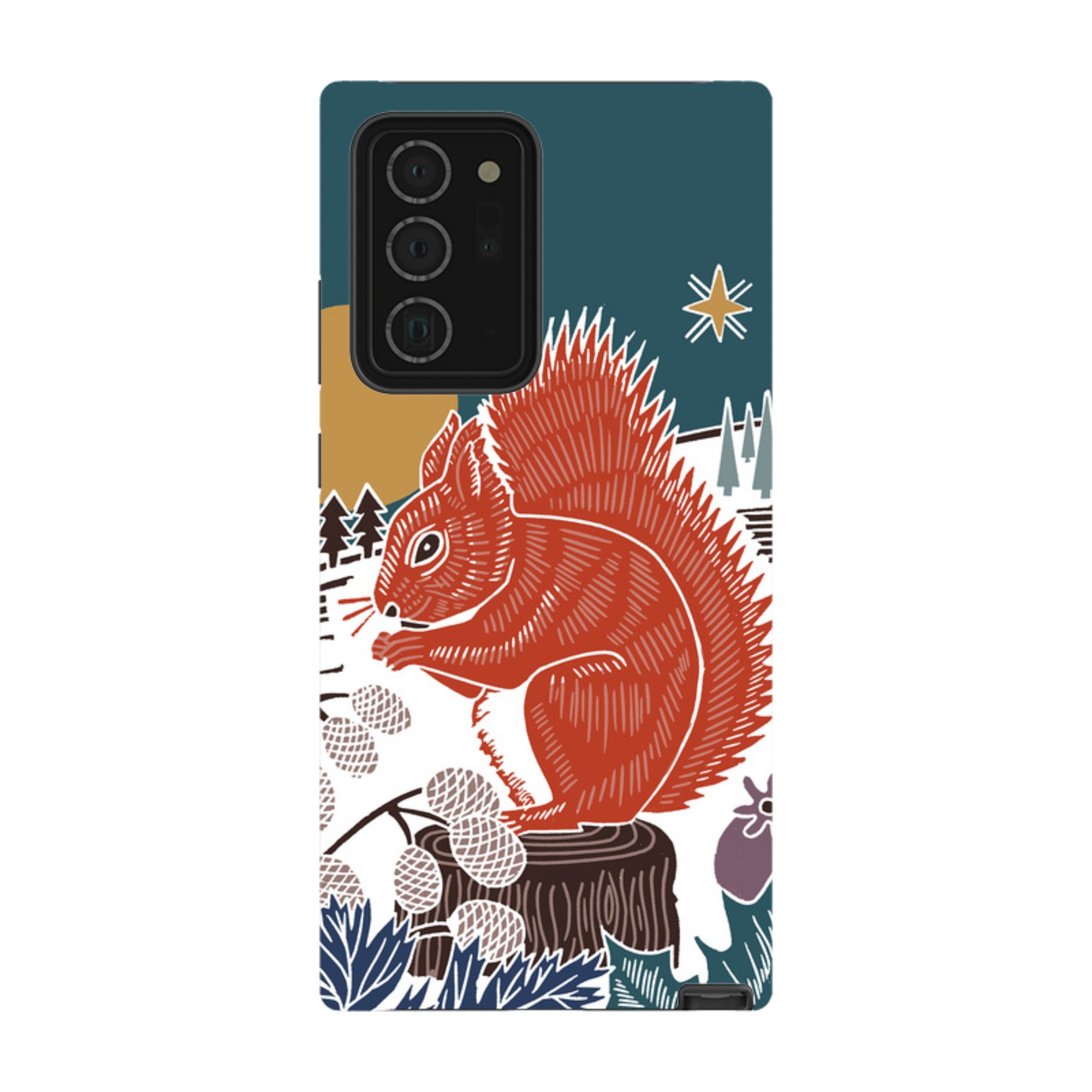 Samsung Tough Case - Winter Squirrel By Kate Heiss
