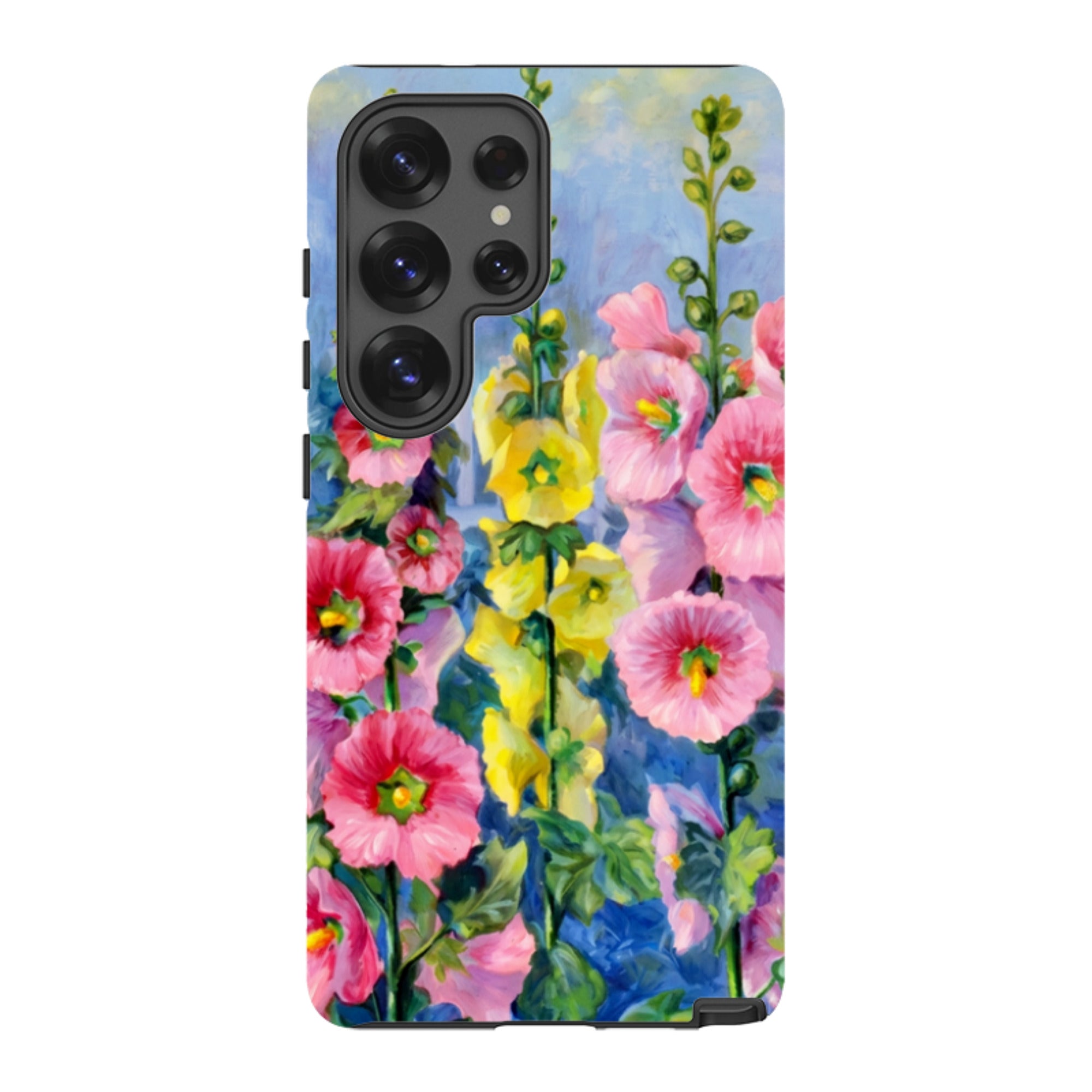 Samsung Tough Case - Hollyhock Garden