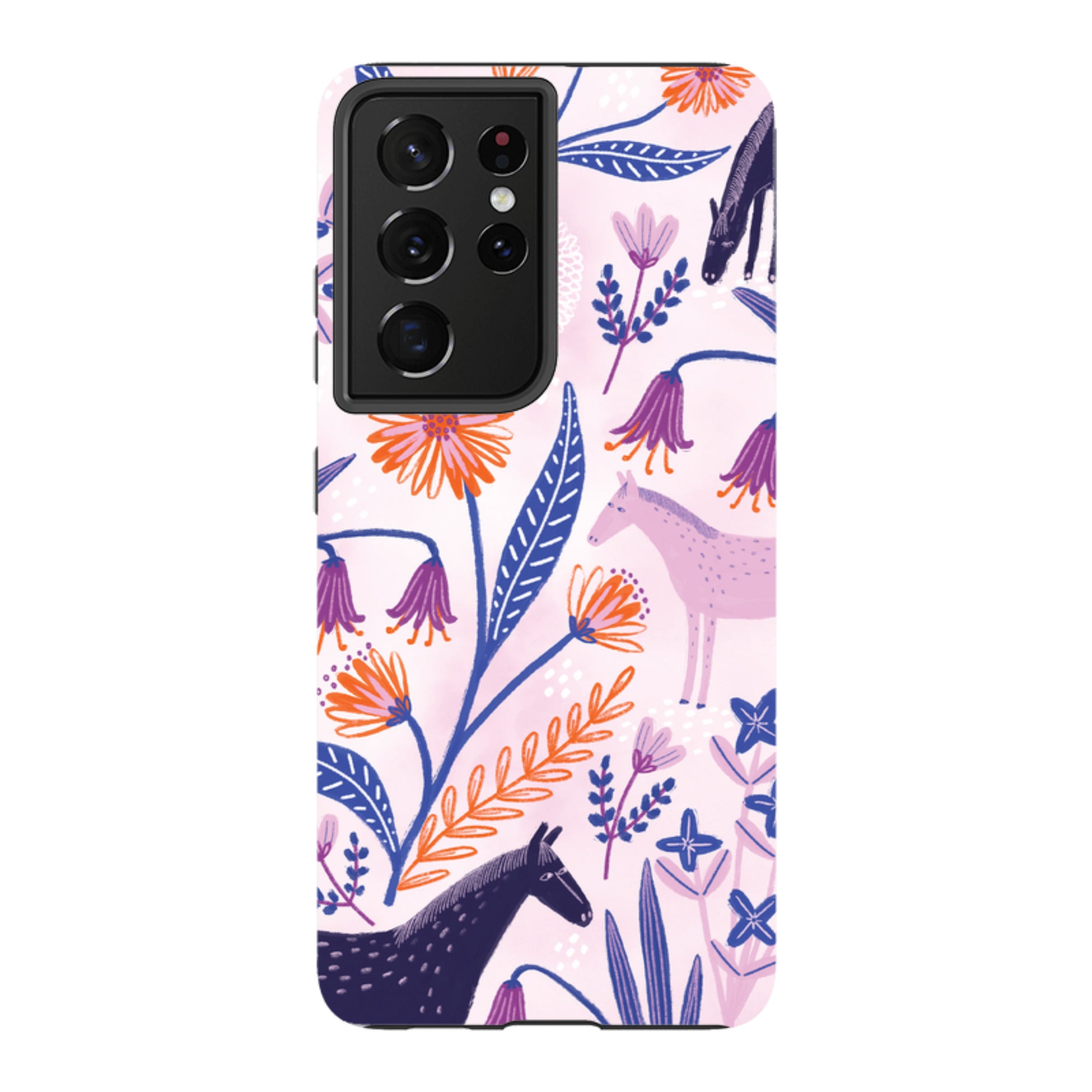 Samsung Tough Case - Wild Ponies Pink By Lee Foster Wilson