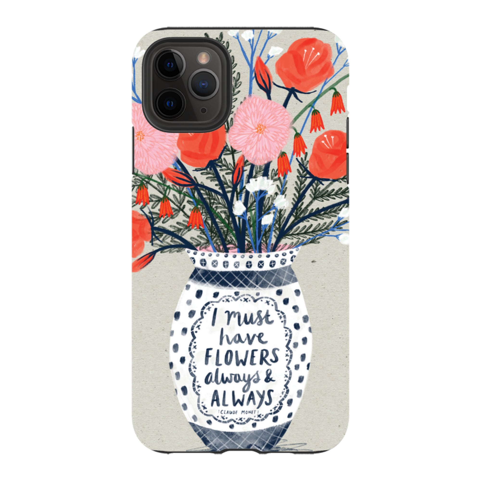 iPhone Tough Case - Flowers Always By Lee Foster Wilson