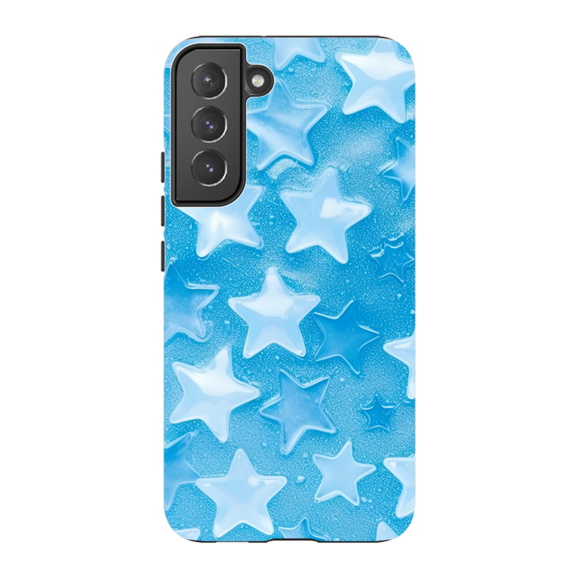 Samsung Tough Case - Blue Stars I  (Case Does Not Glitter)