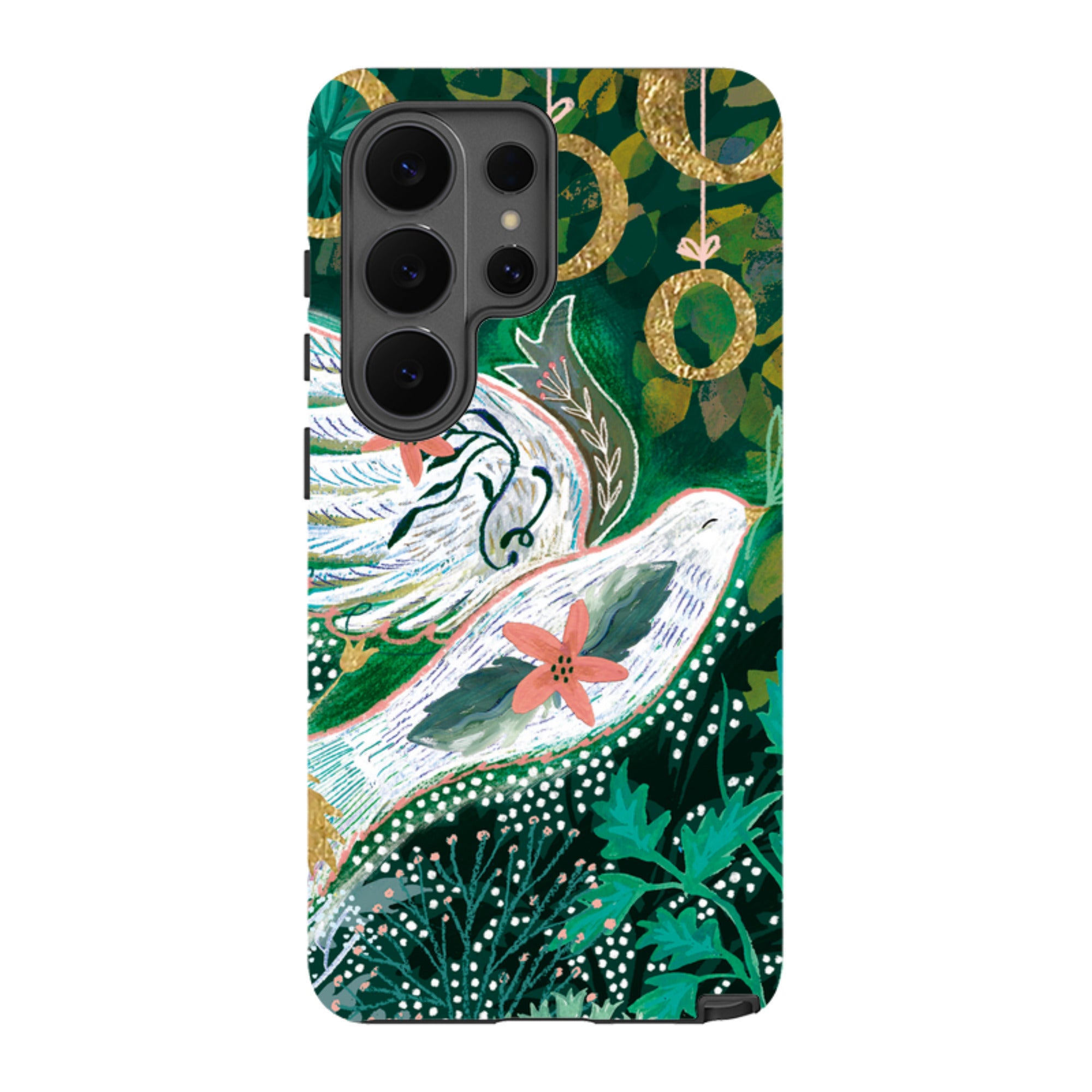 Samsung Tough Case - Gold Rings By Emma Frances Grant