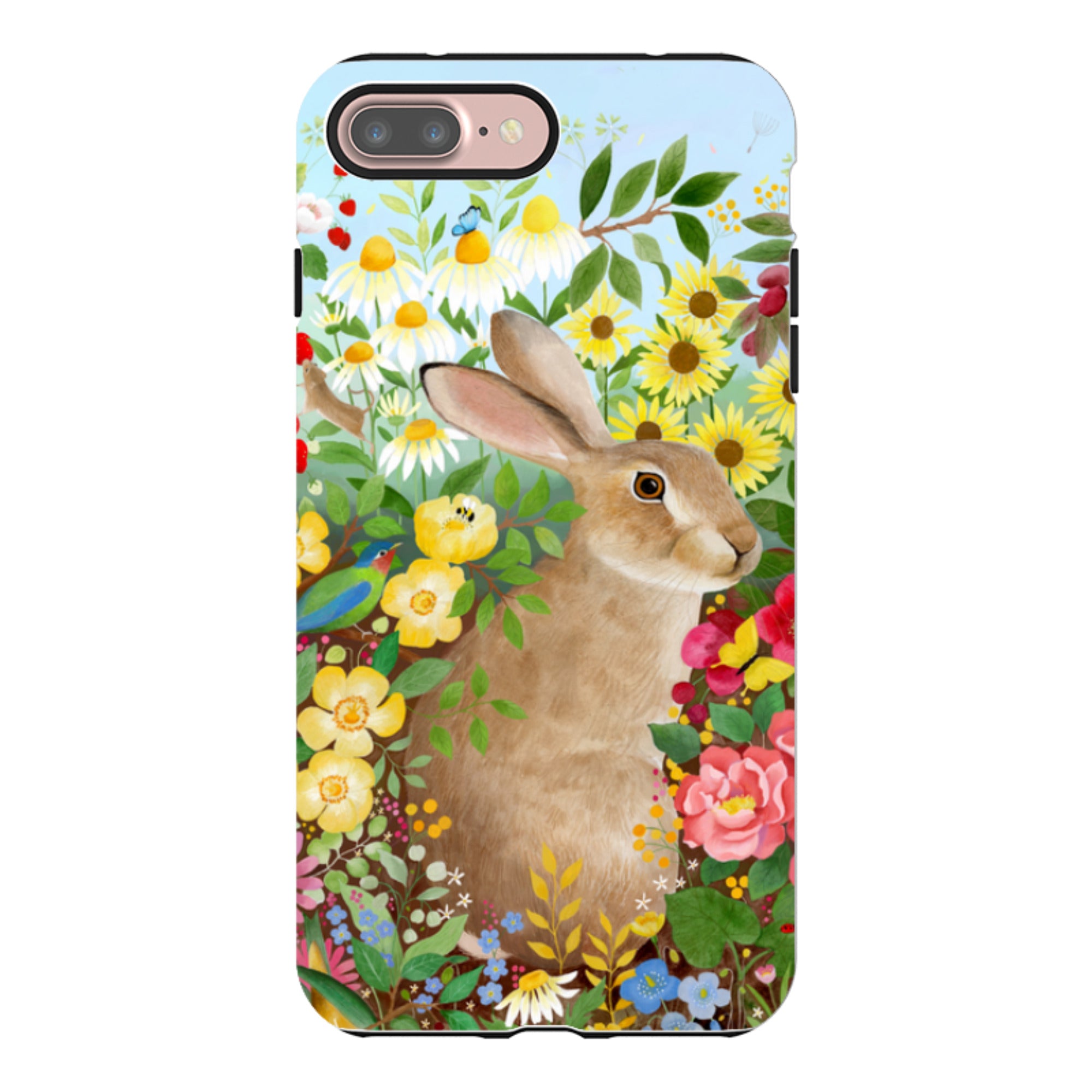 iPhone Tough Case - Rabbit Garden By Bex Parkin