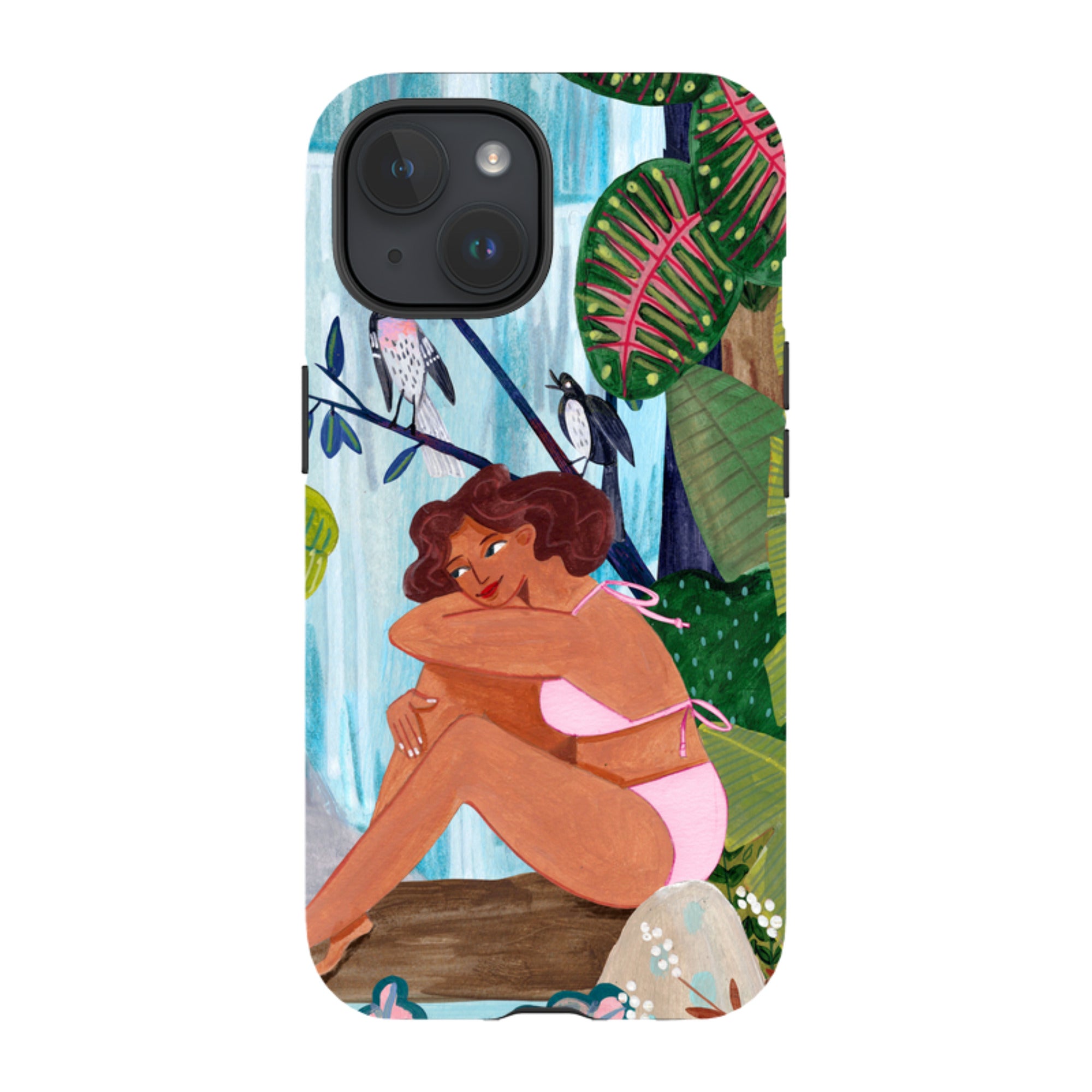 iPhone Tough Case - Waterfall By Caroline Bonne Muller
