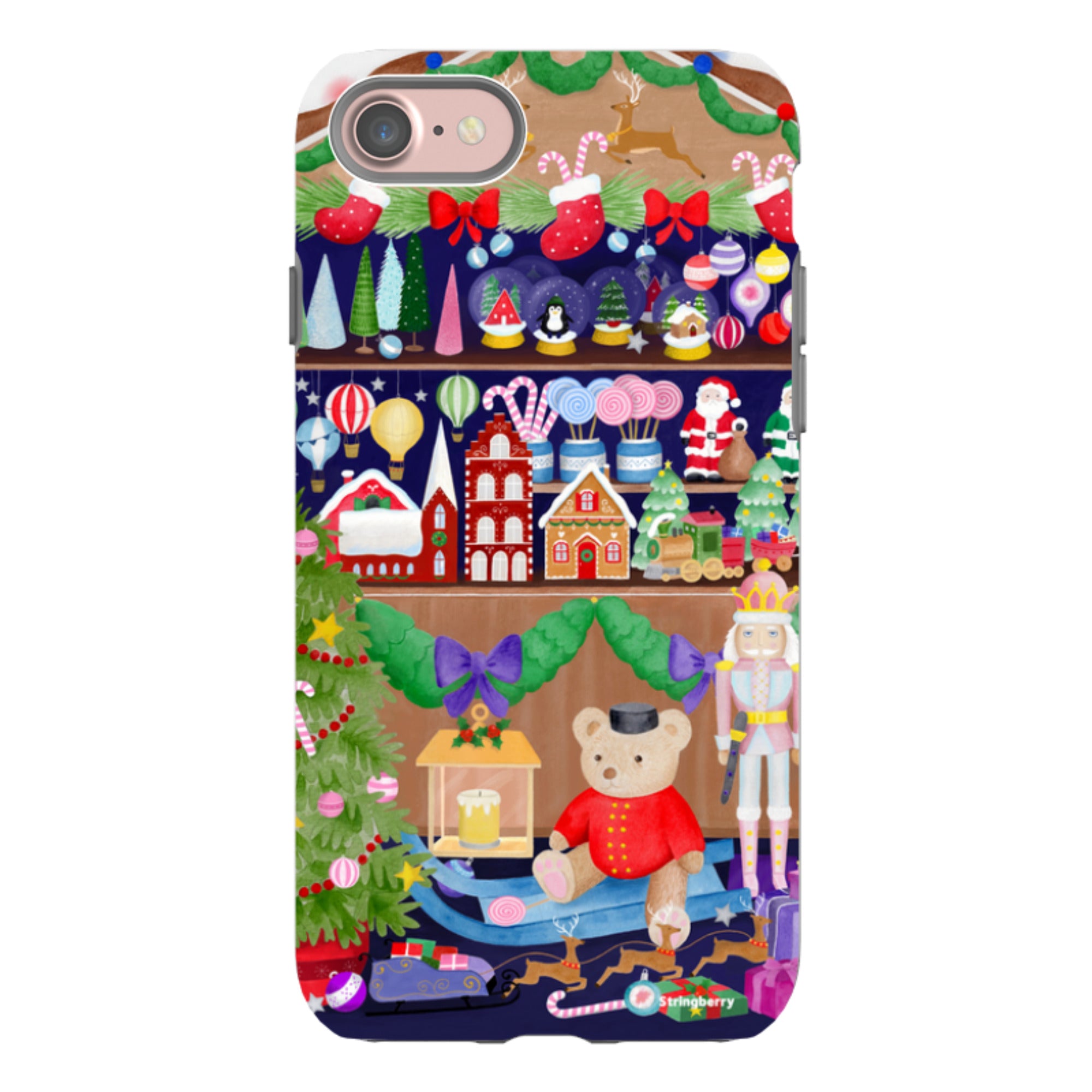 iPhone Tough Case - Christmas Shop By Bex Parkin