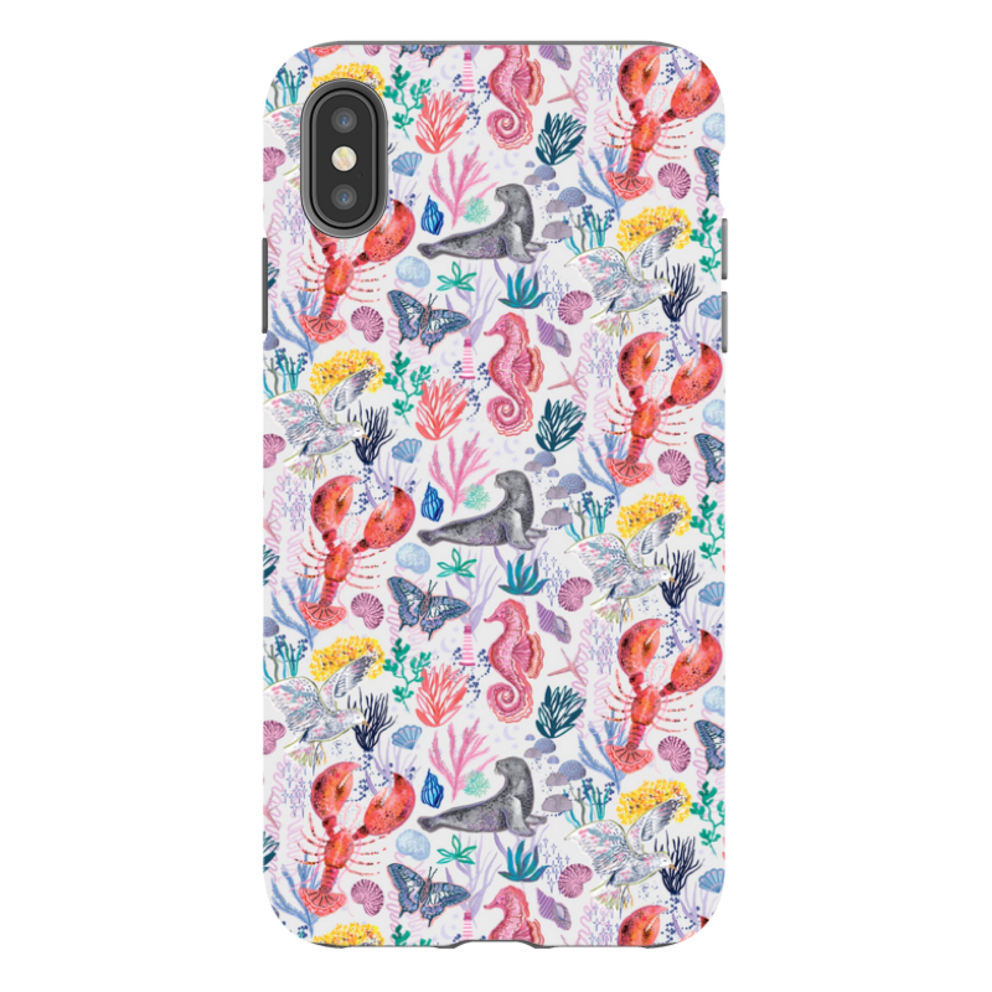 iPhone Case - Coastline Pattern-D By Emma Frances Grant