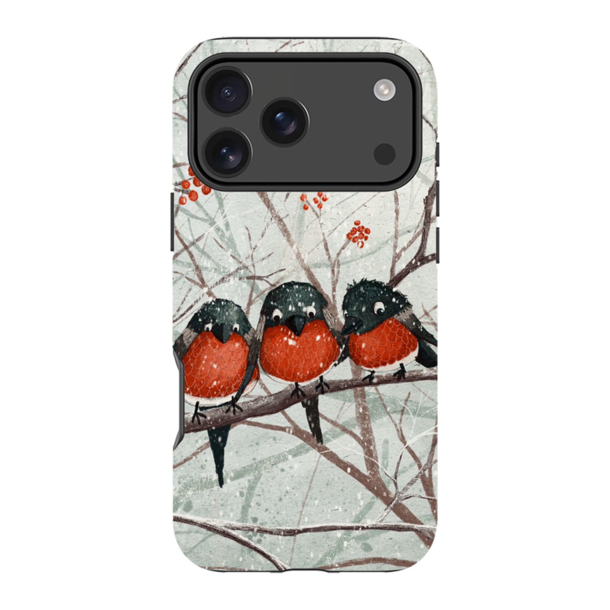 iPhone Tough Case - Frosted Branches By Maja Lindberg