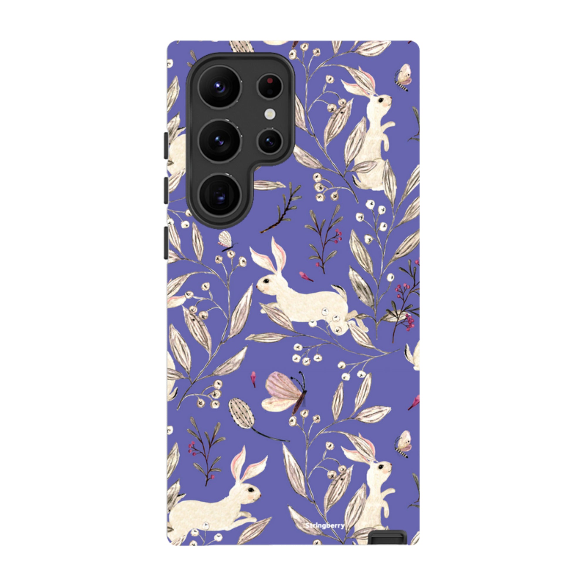 Samsung Tough Case - Bunnies Periwinkle By Katherine Quinn
