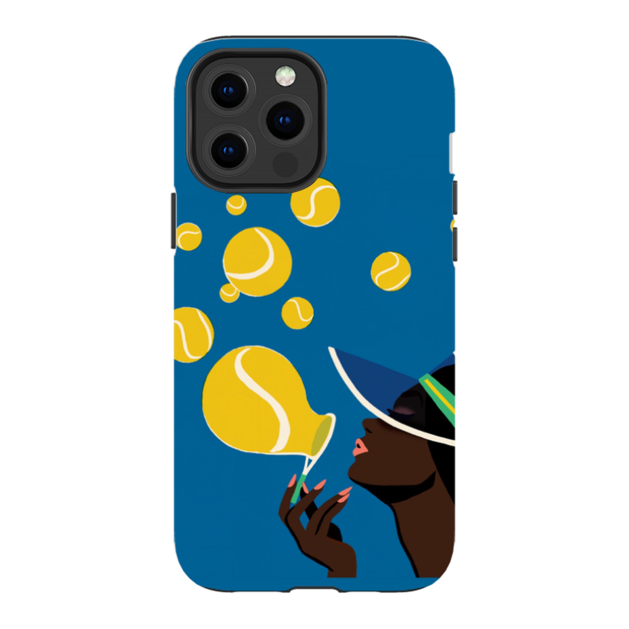 iPhone MagSafe Tough Case -  Court Bubbles By Paul Thurlby