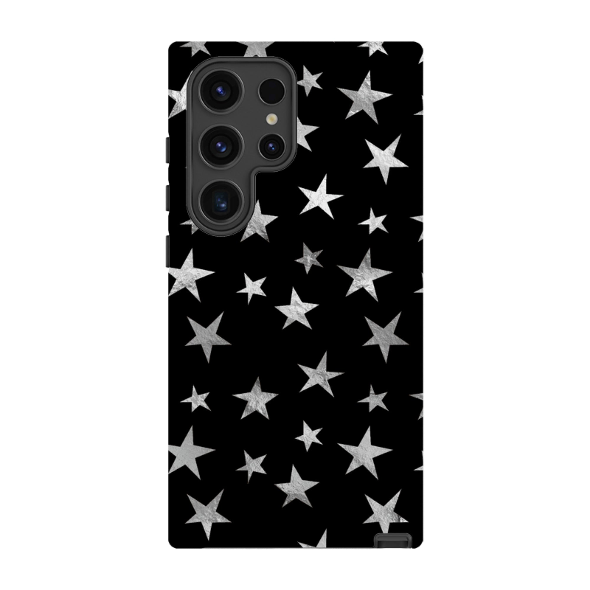 Samsung Tough Case - Black and Silver Stars